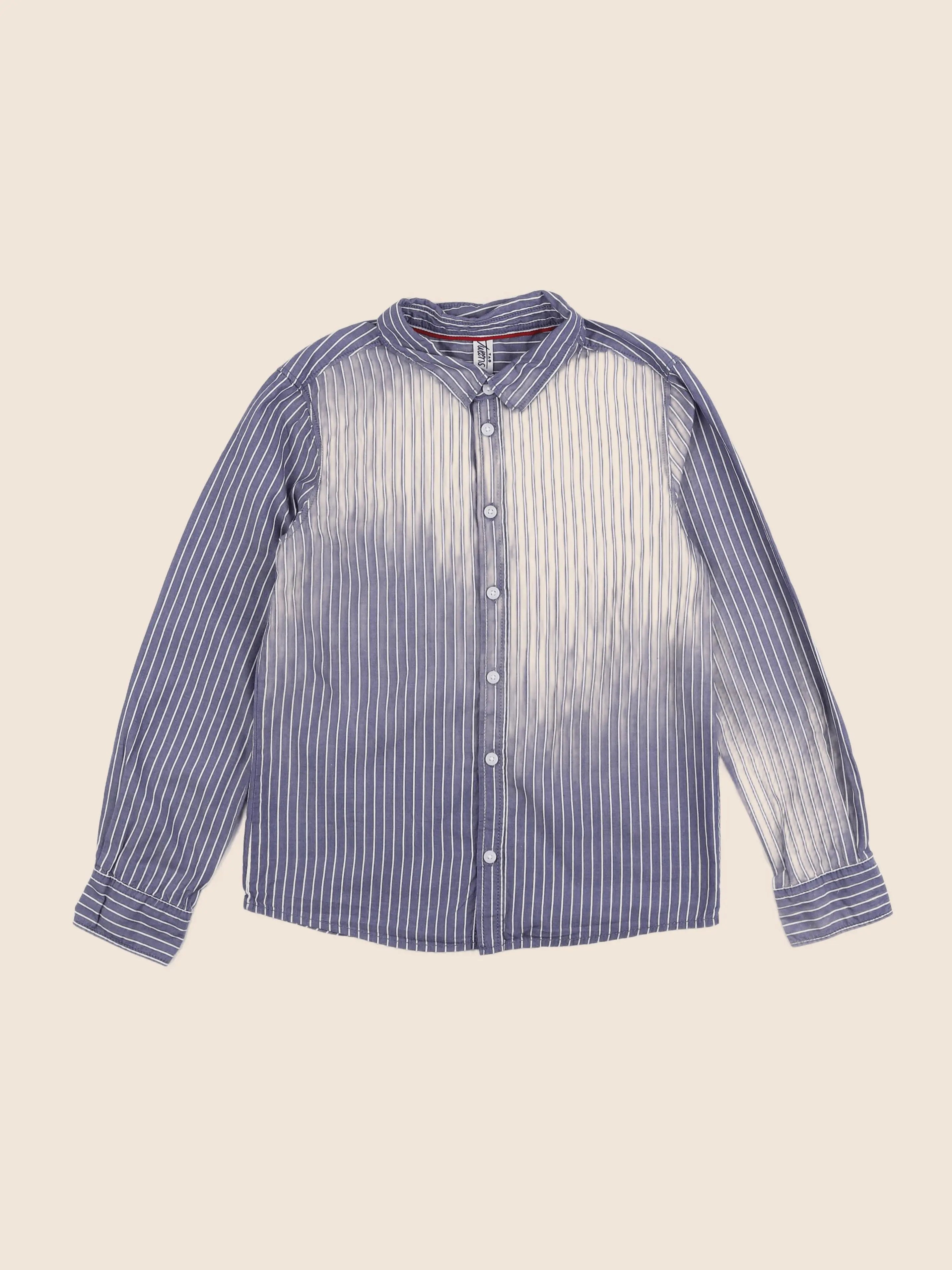 Tape à l'oeil - chemise bleu - 10 ans