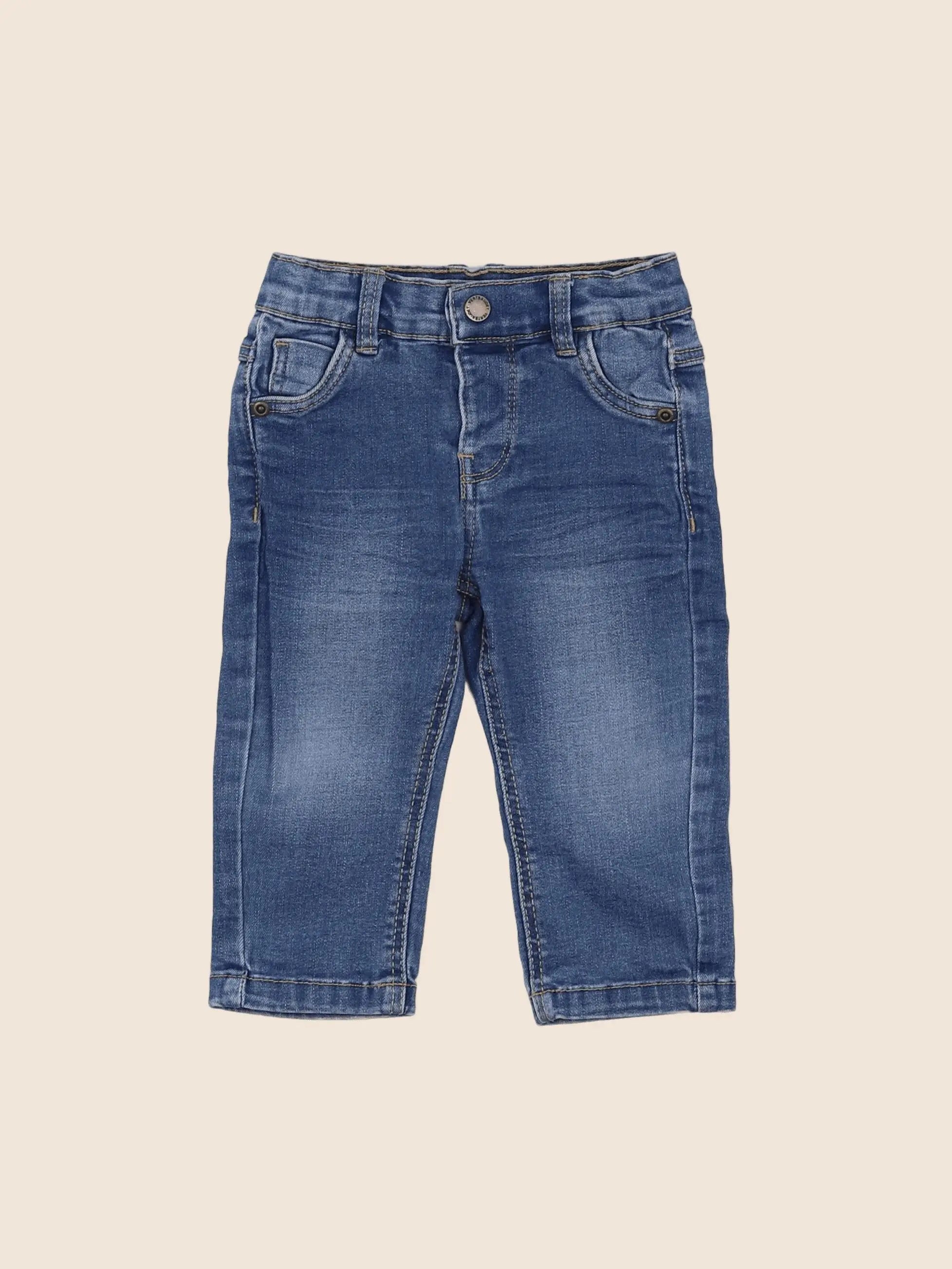 Vertbaudet - jean bleu - 3 mois