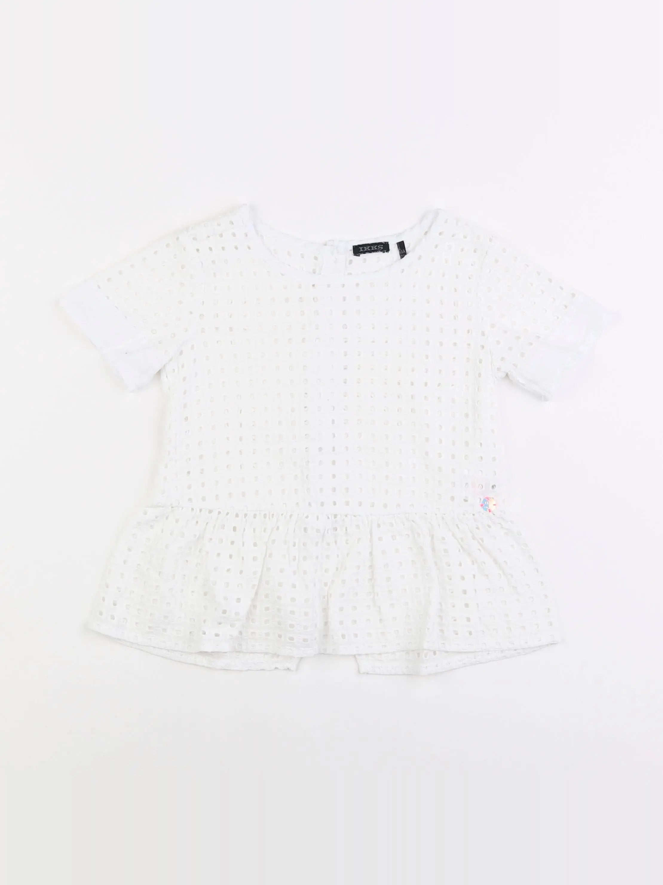 IKKS - blouse blanc - 6 ans