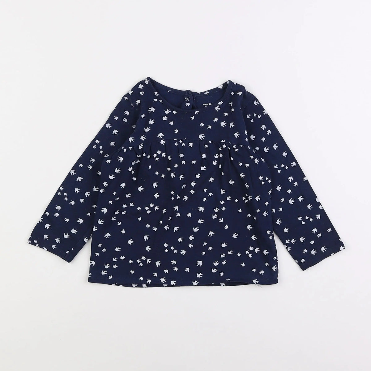 Vertbaudet - tee-shirt bleu - 2 ans