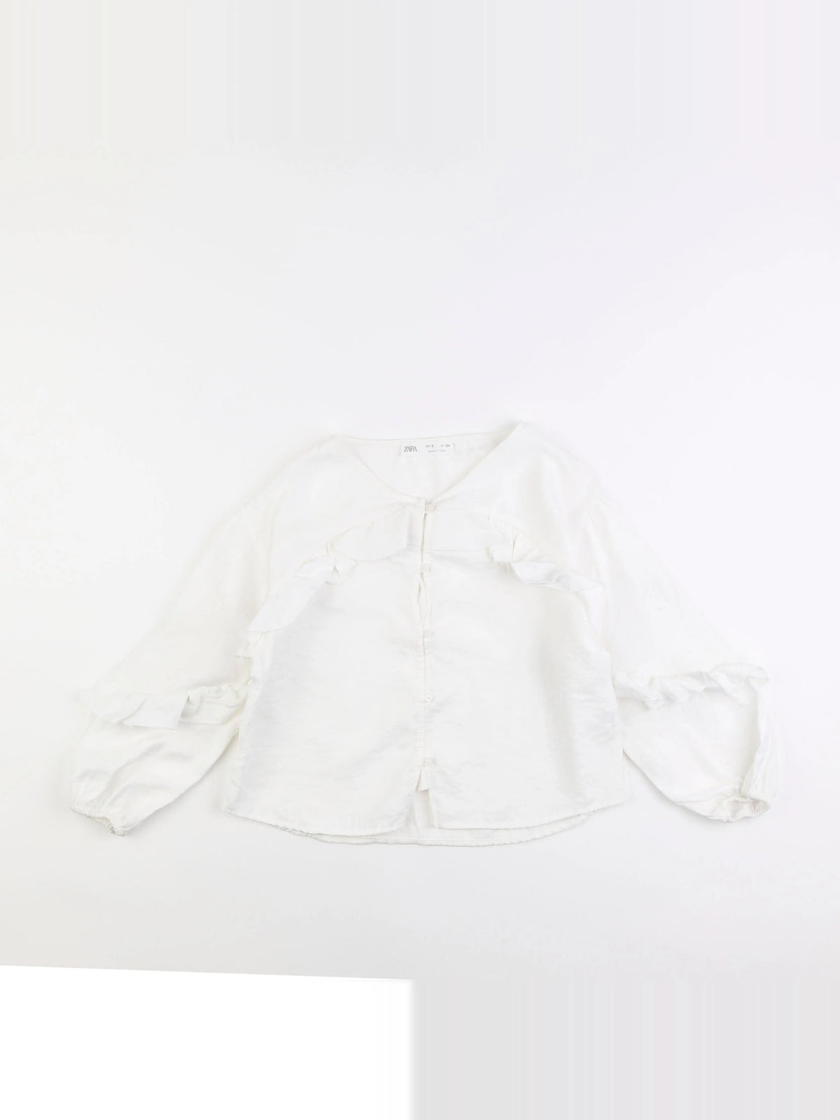 Zara - blouse blanc - 9 ans