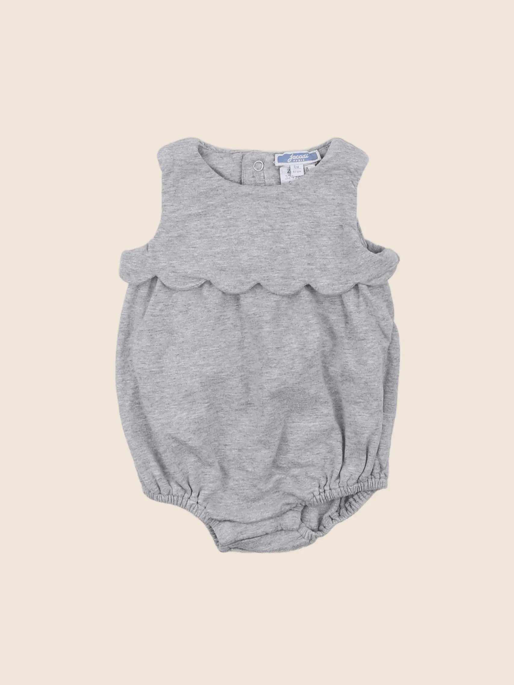 Jacadi - combinaison gris - 6 mois