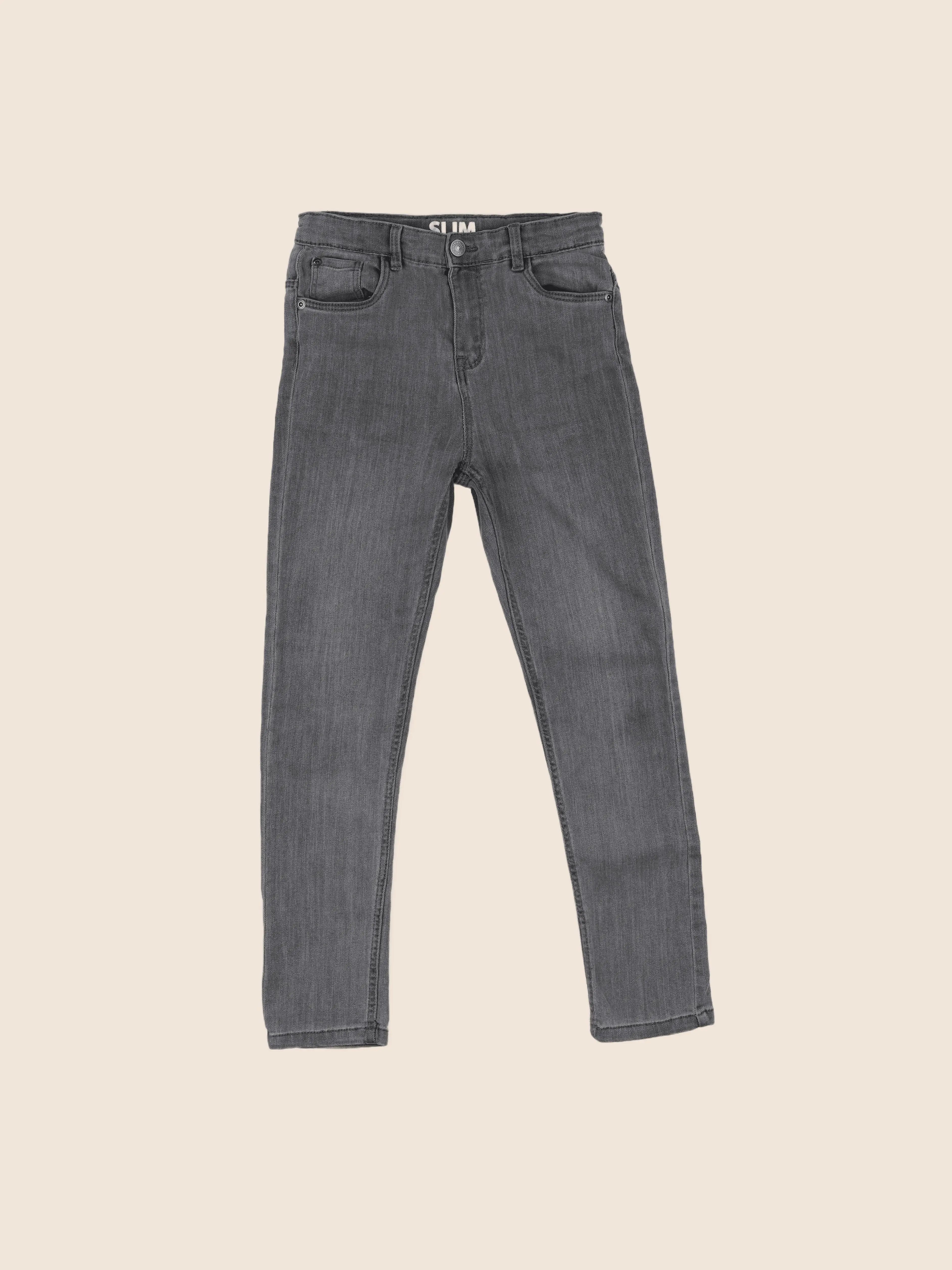 Vertbaudet - jean gris - 10 ans