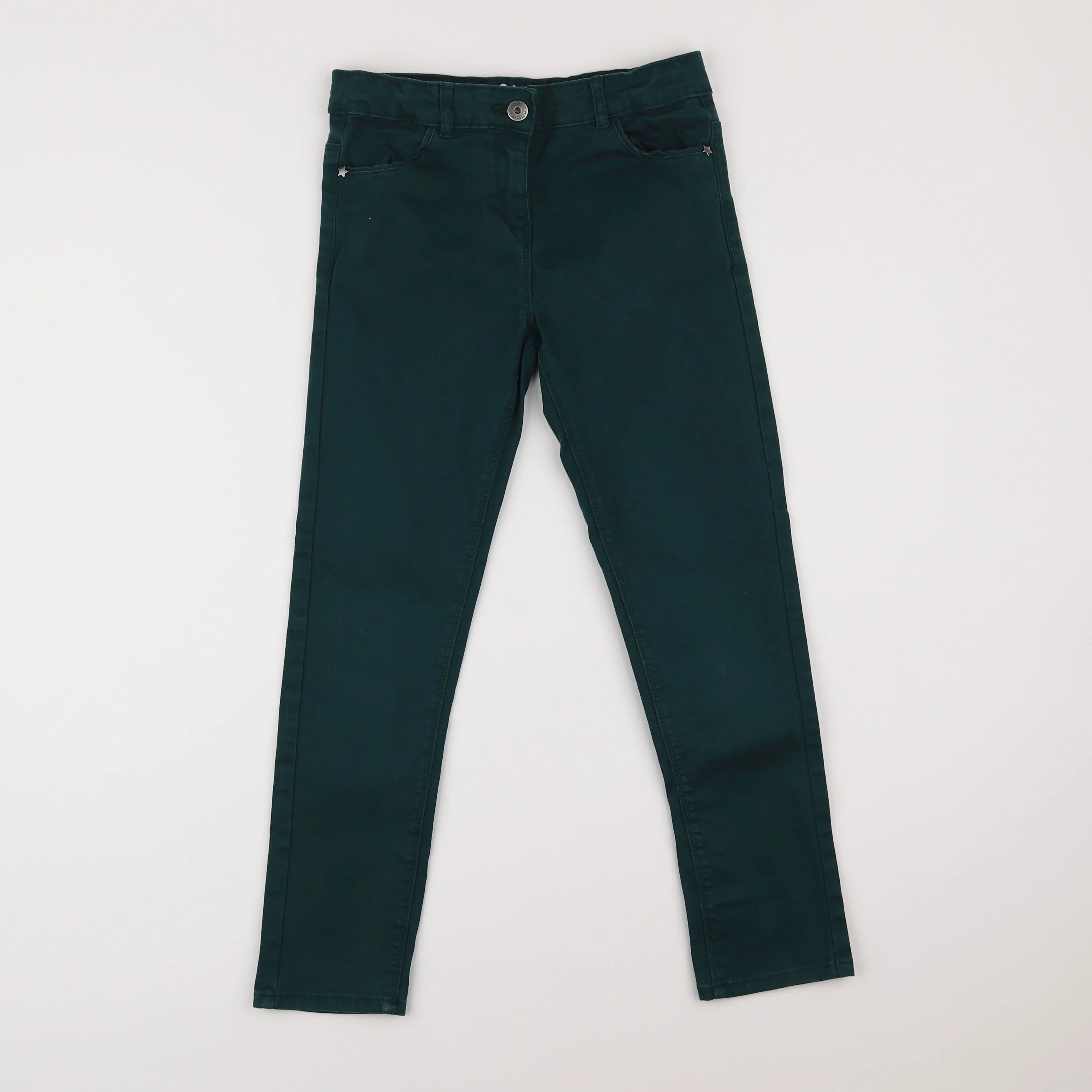 Vertbaudet - jean vert - 9 ans
