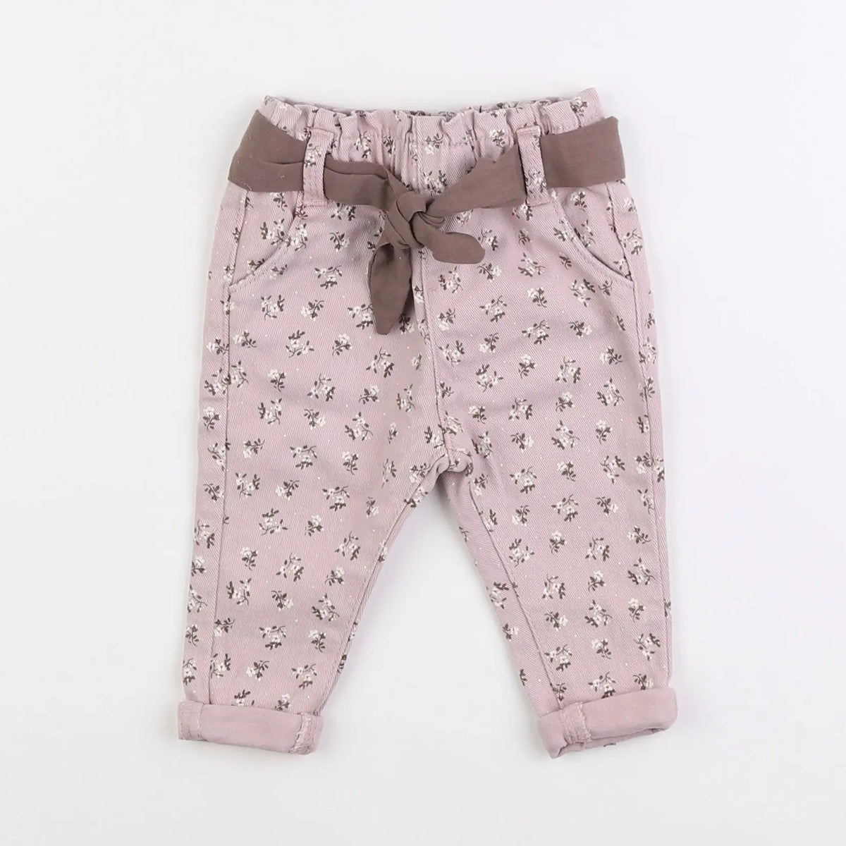 Vertbaudet - jean violet - 6 mois