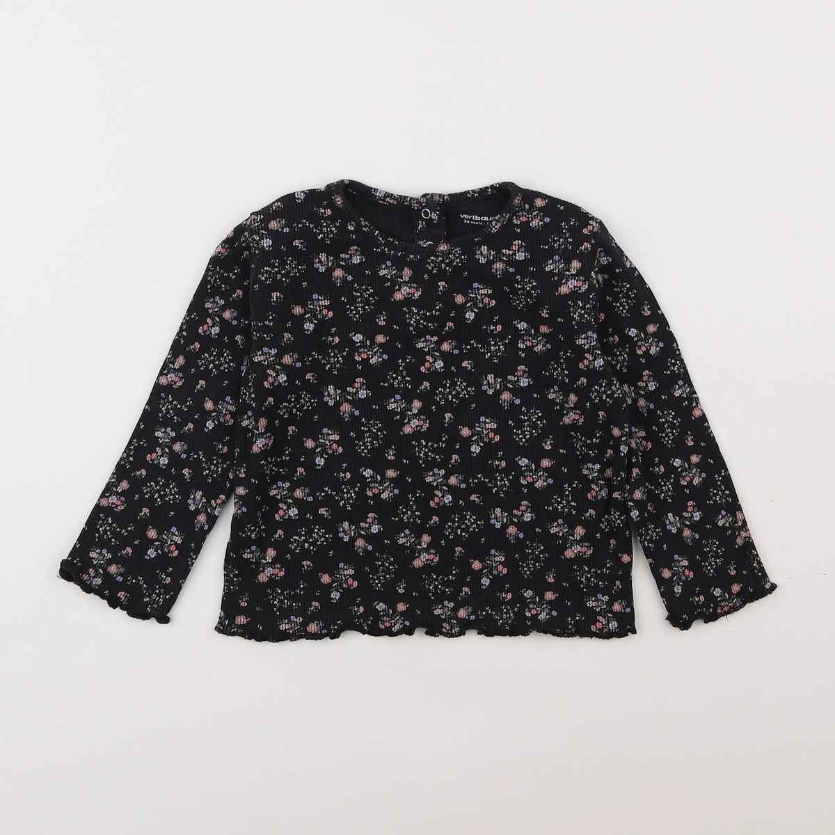 Vertbaudet - tee-shirt noir - 3 ans