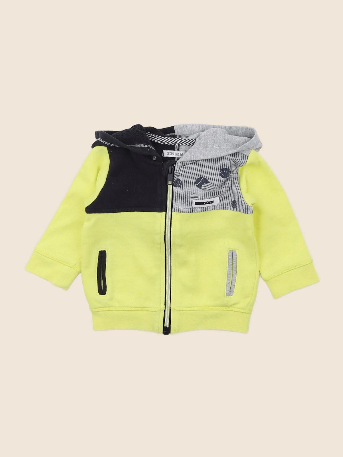 IKKS - sweat jaune - 6 mois