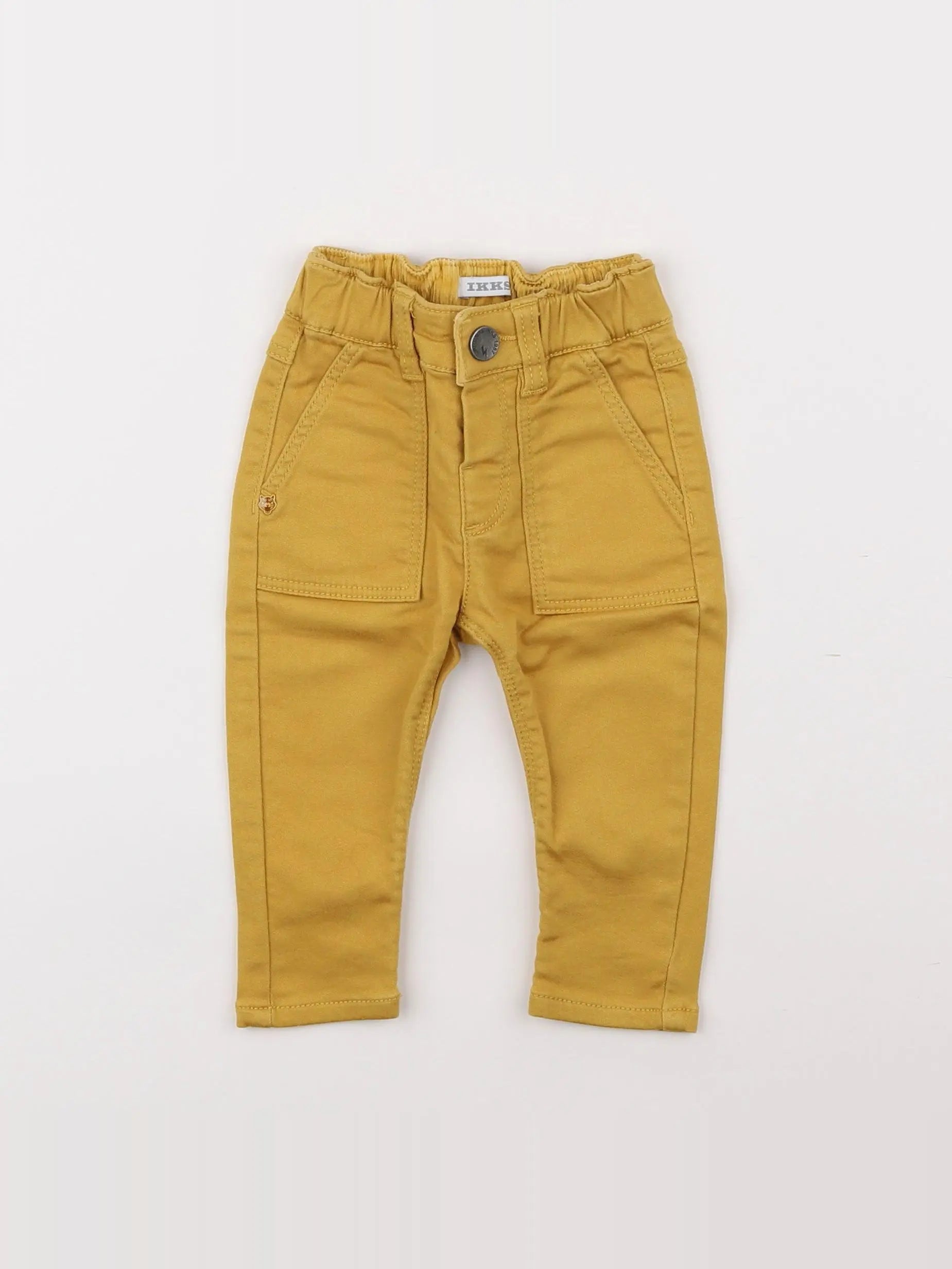IKKS - pantalon jaune - 6 mois