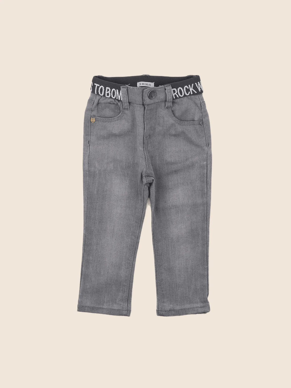 IKKS - jean gris - 18 mois