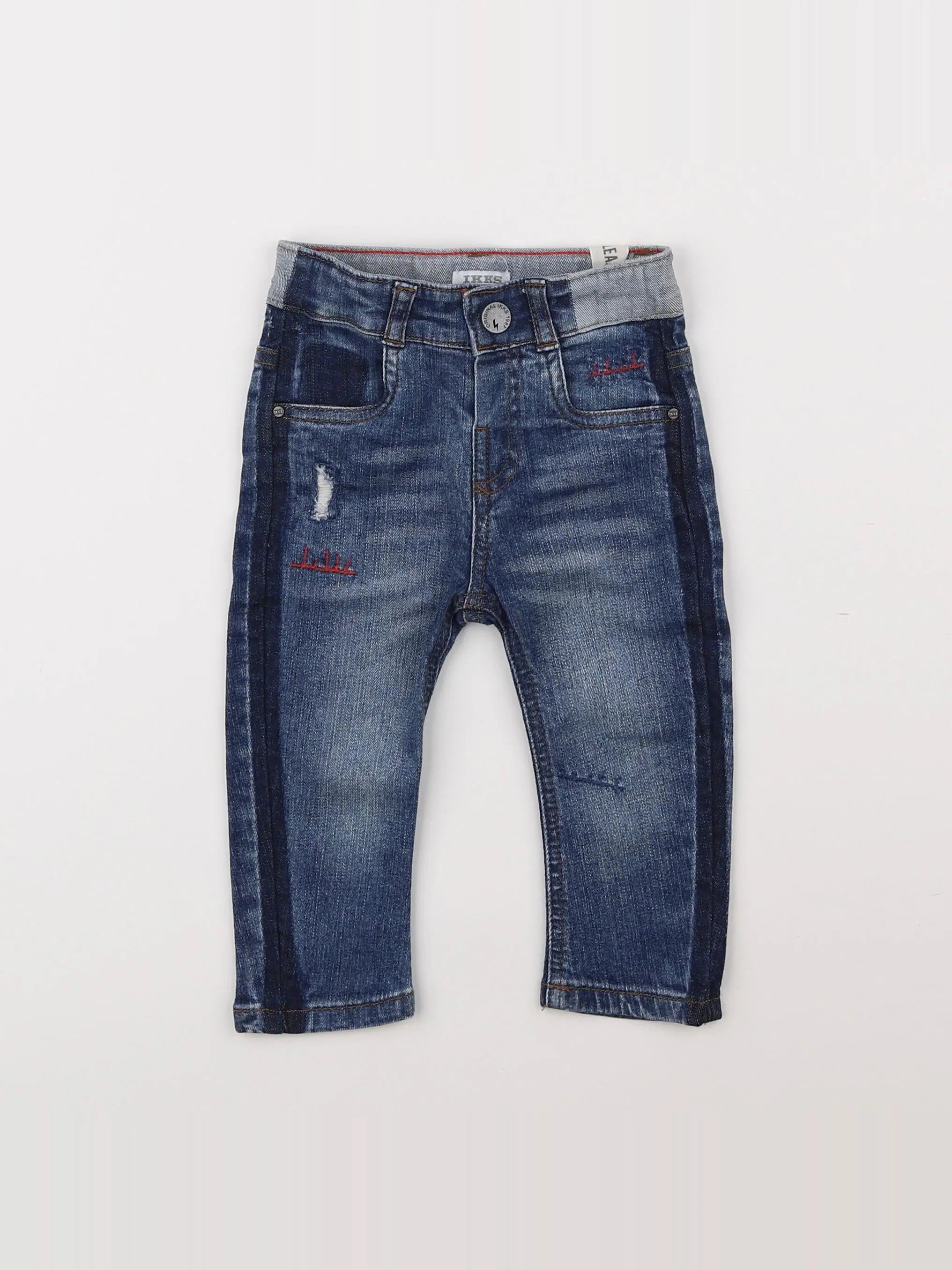 IKKS - jean bleu - 12 mois