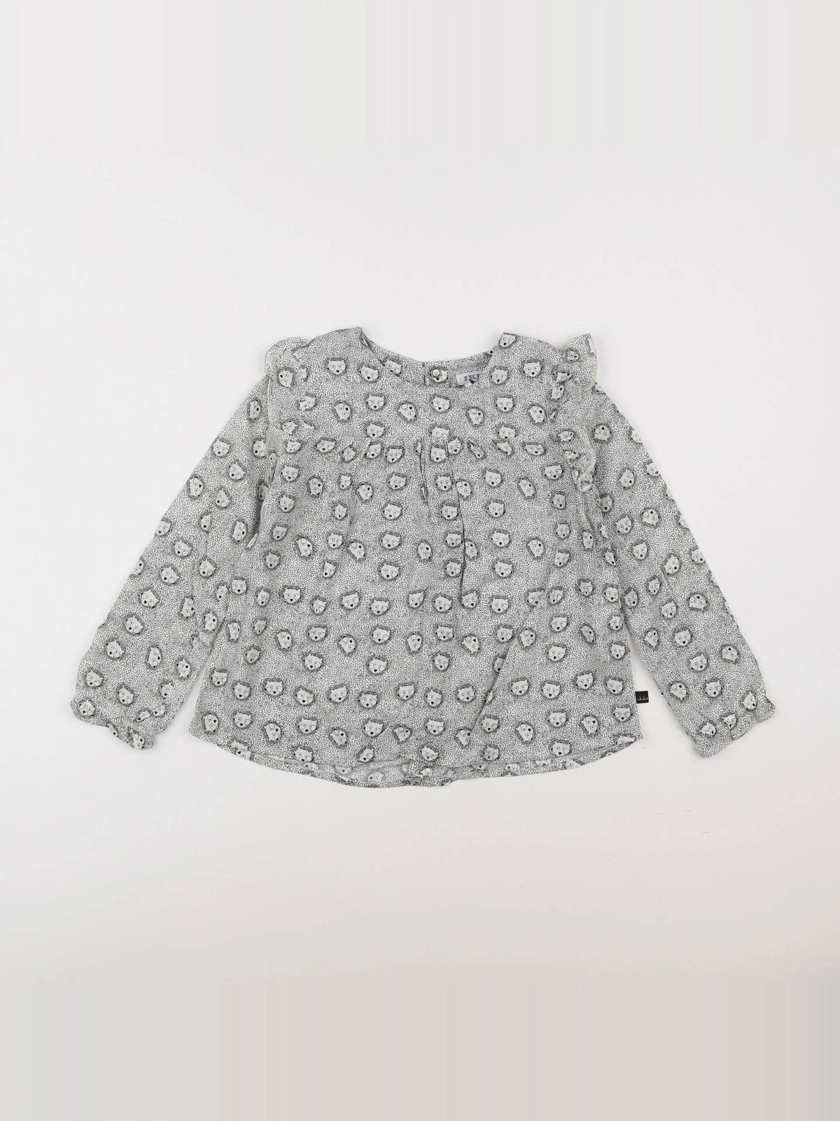 IKKS - blouse gris - 3 ans