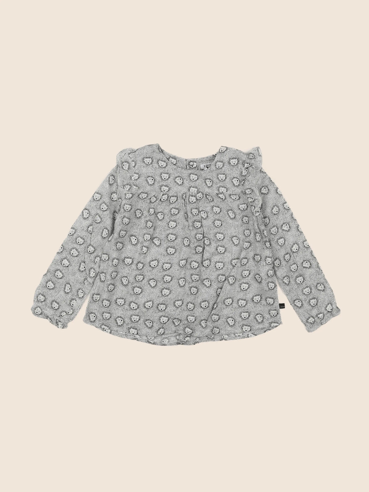 IKKS - blouse gris - 3 ans