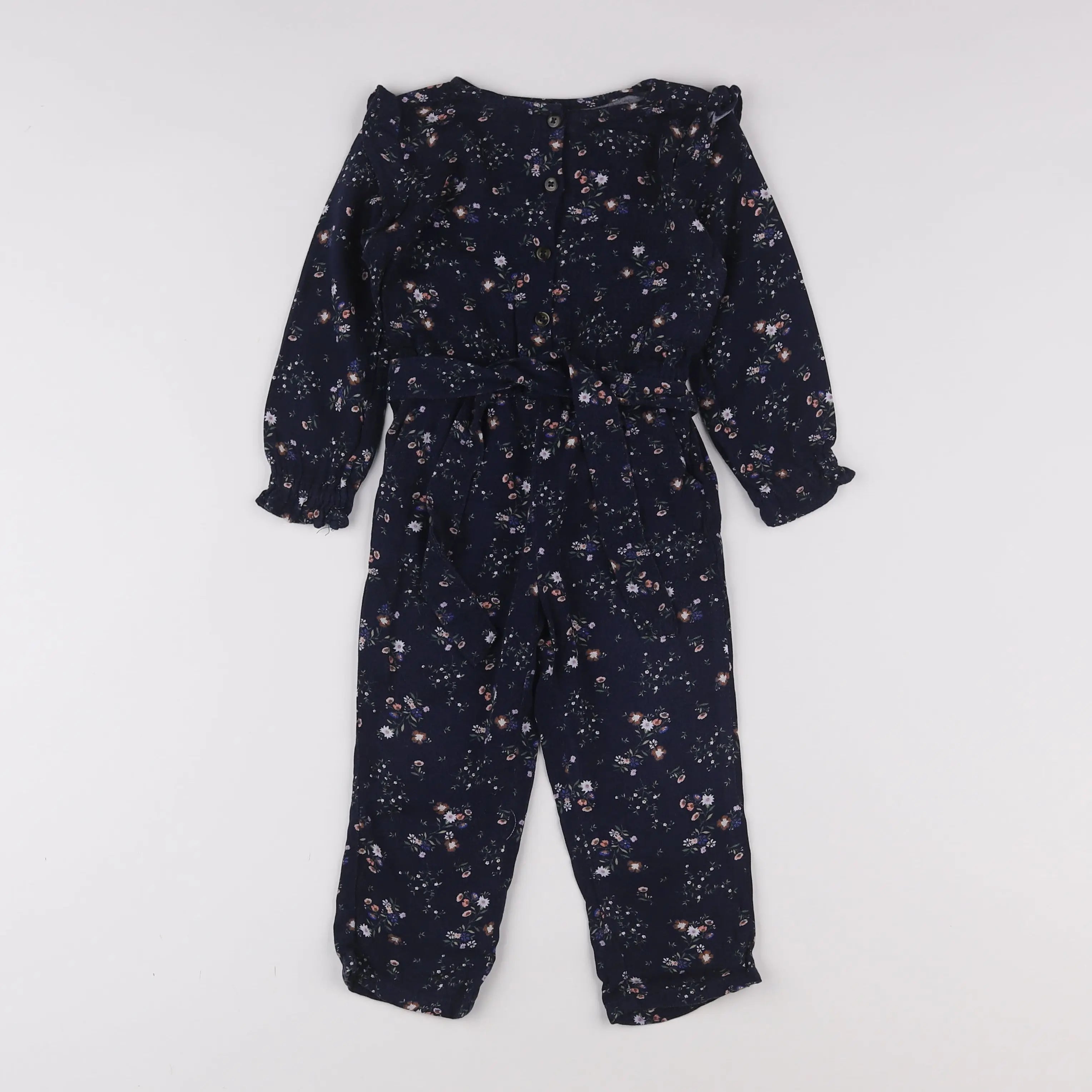 Vertbaudet - combinaison bleu - 2 ans