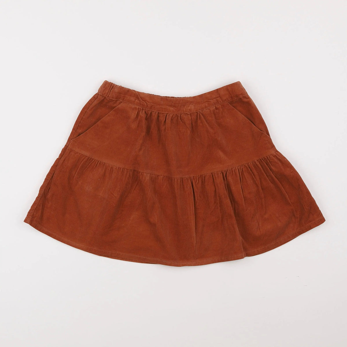 Vertbaudet - jupe marron - 10 ans