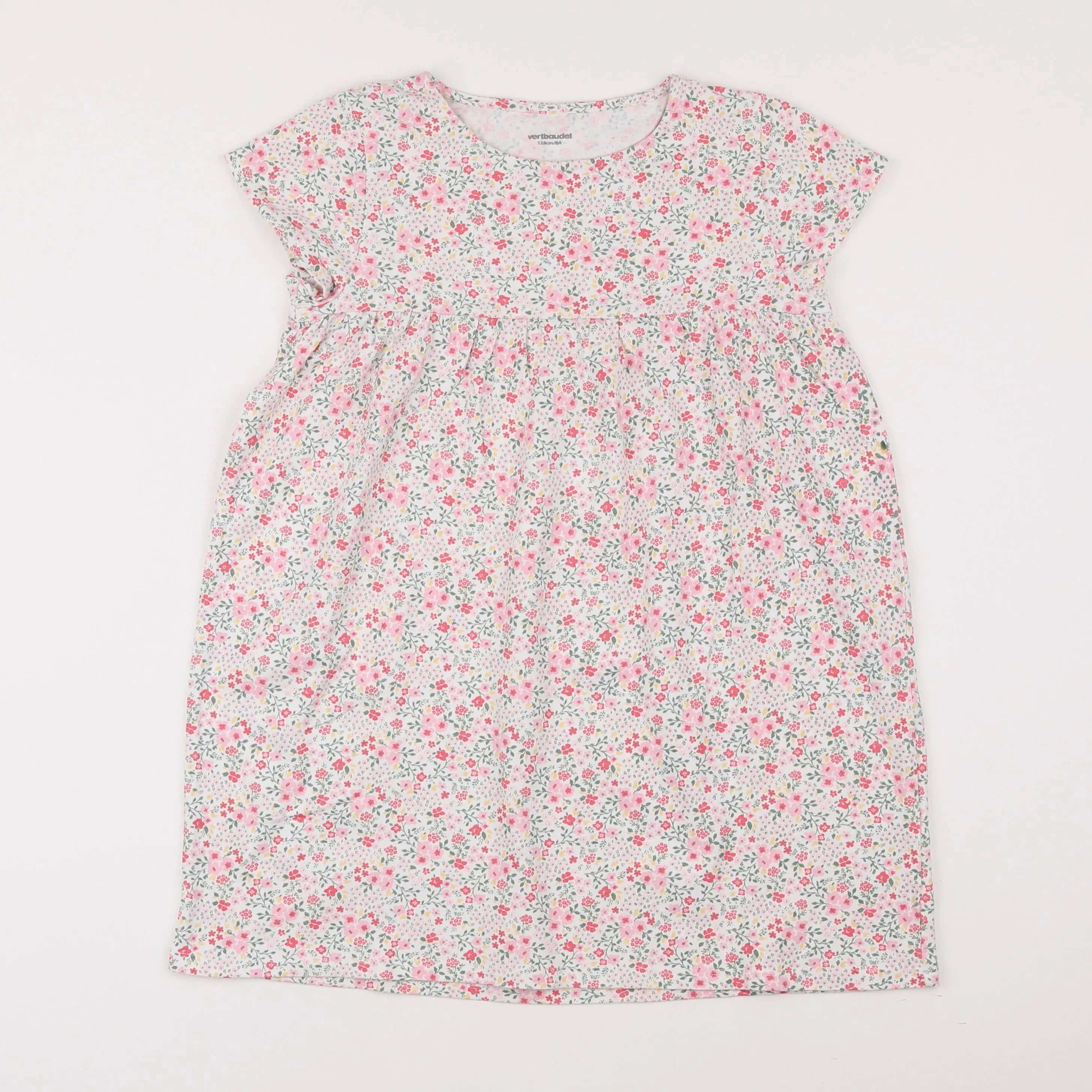 Vertbaudet - robe blanc - 8 ans