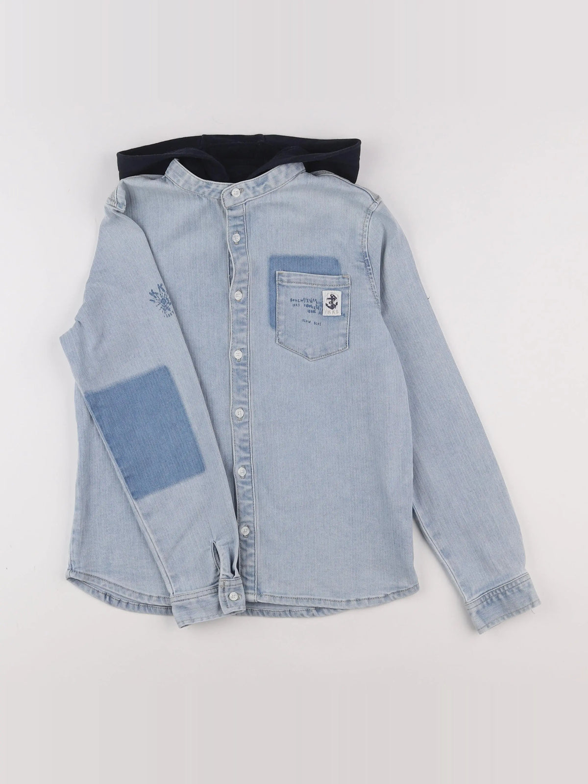 IKKS - chemise bleu - 10 ans