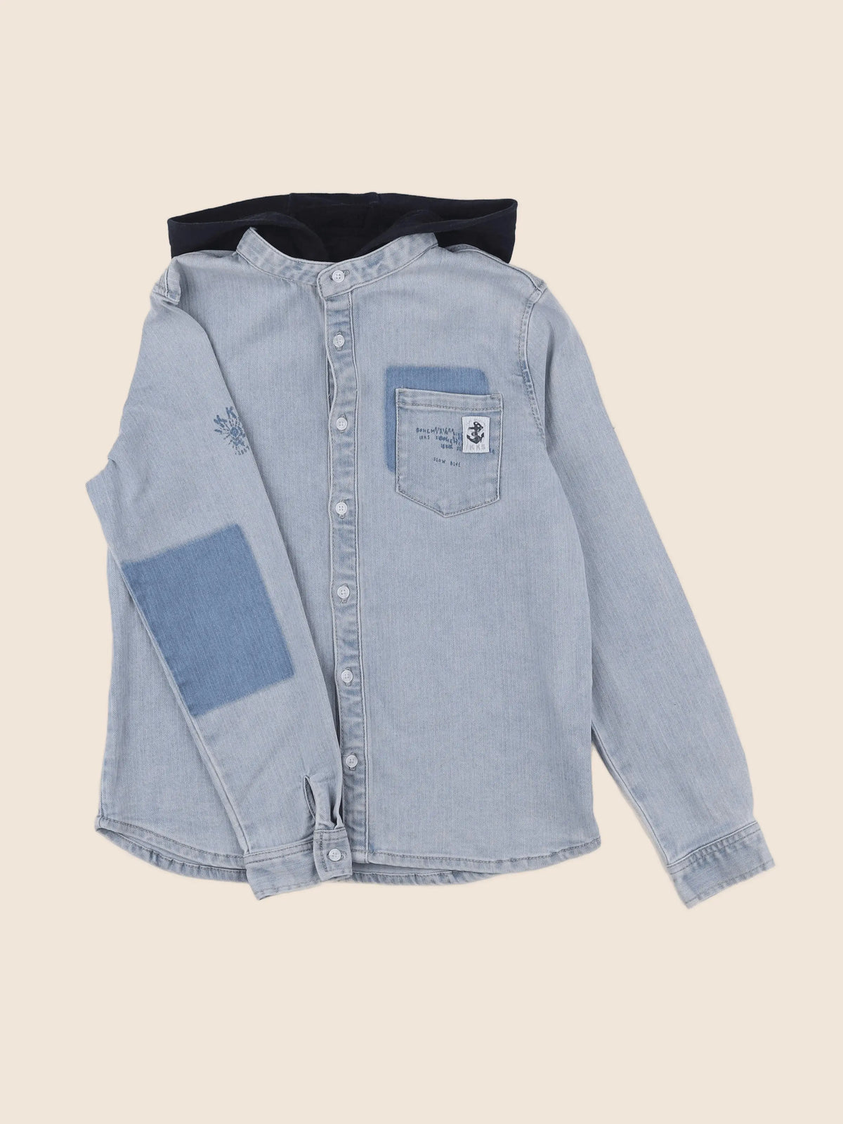 IKKS - chemise bleu - 10 ans