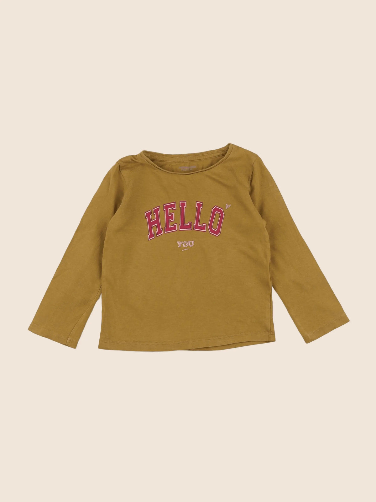 Vertbaudet - tee-shirt jaune - 3 ans