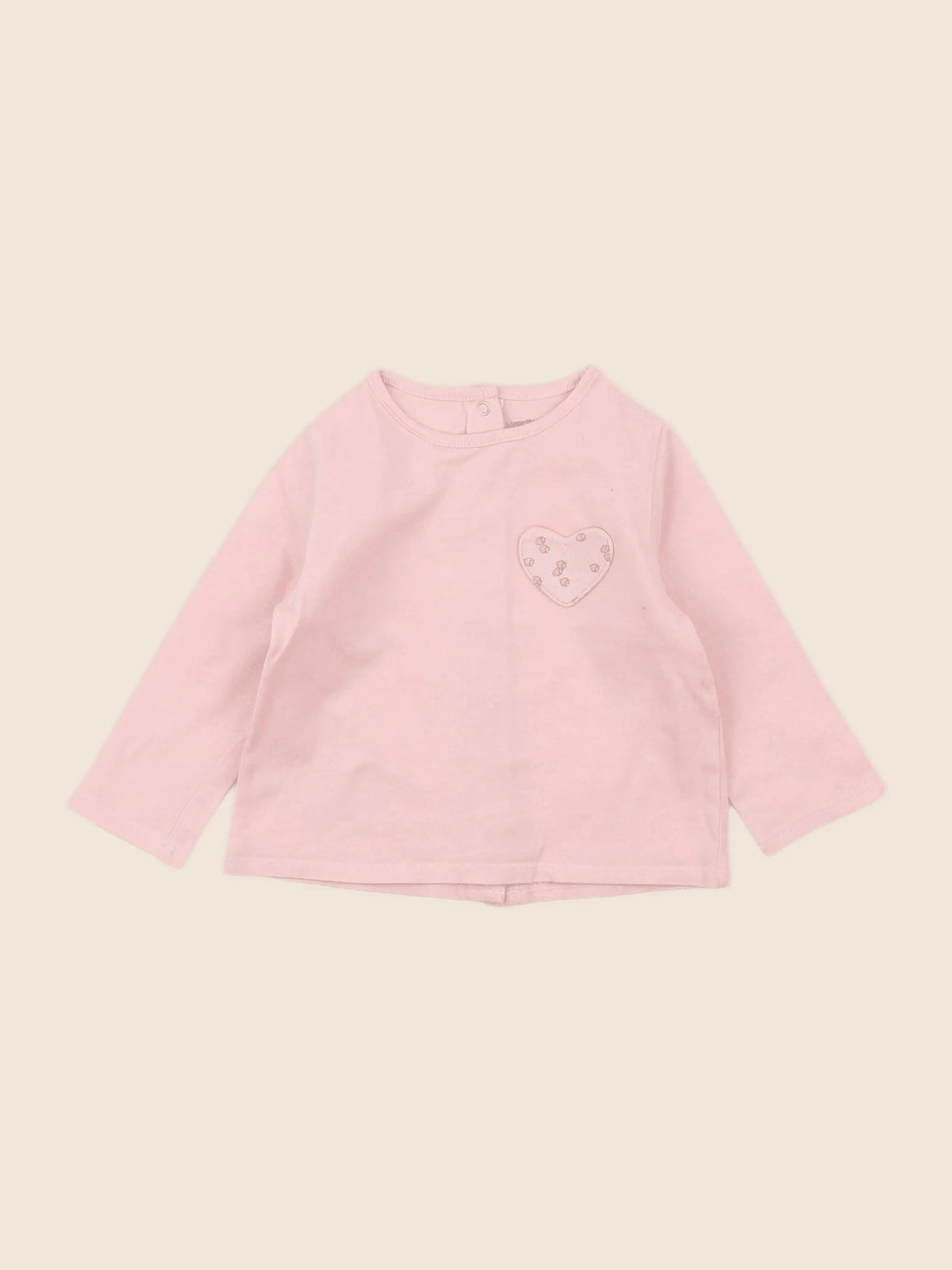 Vertbaudet - tee-shirt rose - 9 mois