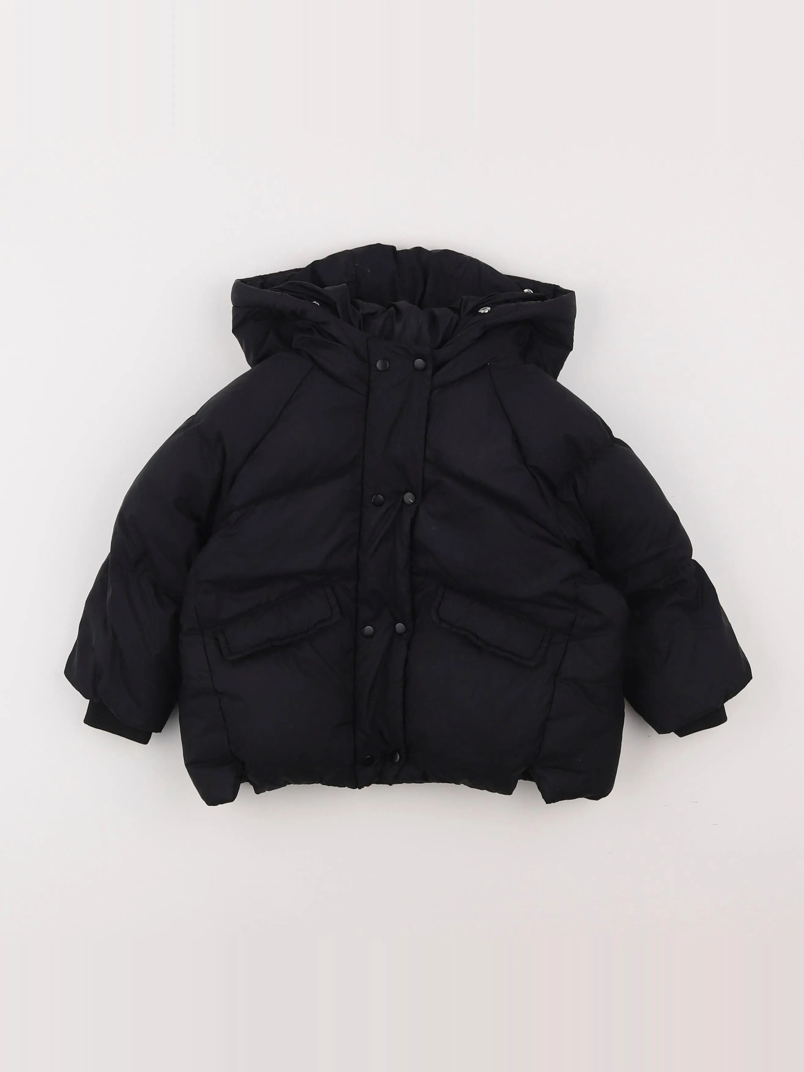 Zara - doudoune noir - 9/12 mois