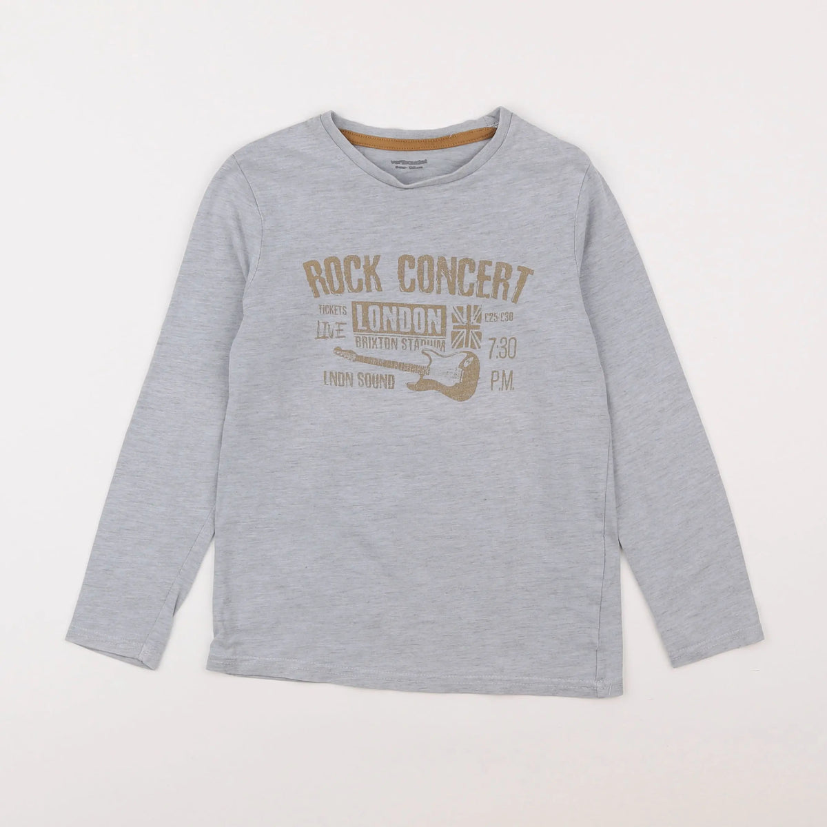 Vertbaudet - tee-shirt gris - 8 ans