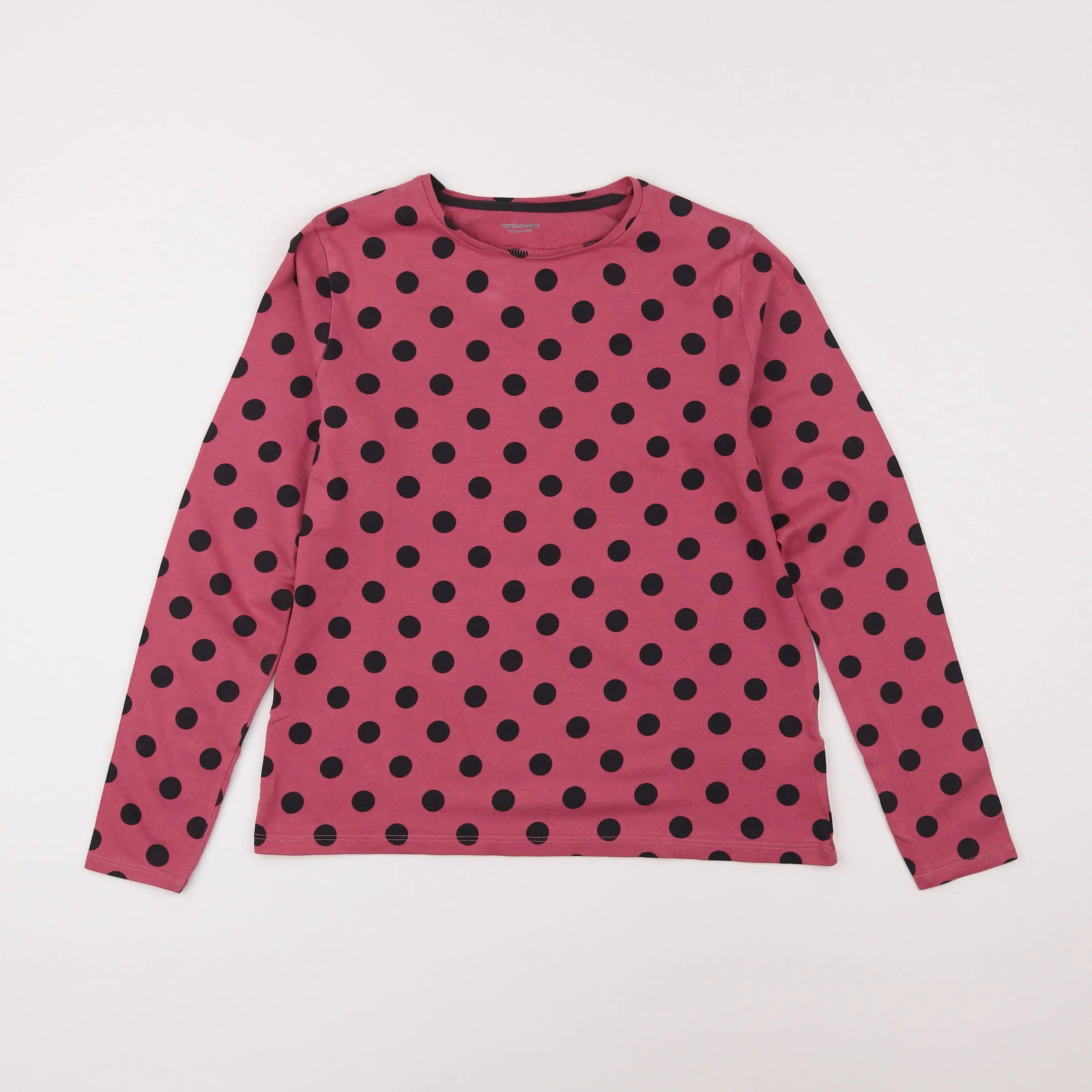 Vertbaudet - tee-shirt rose - 12 ans