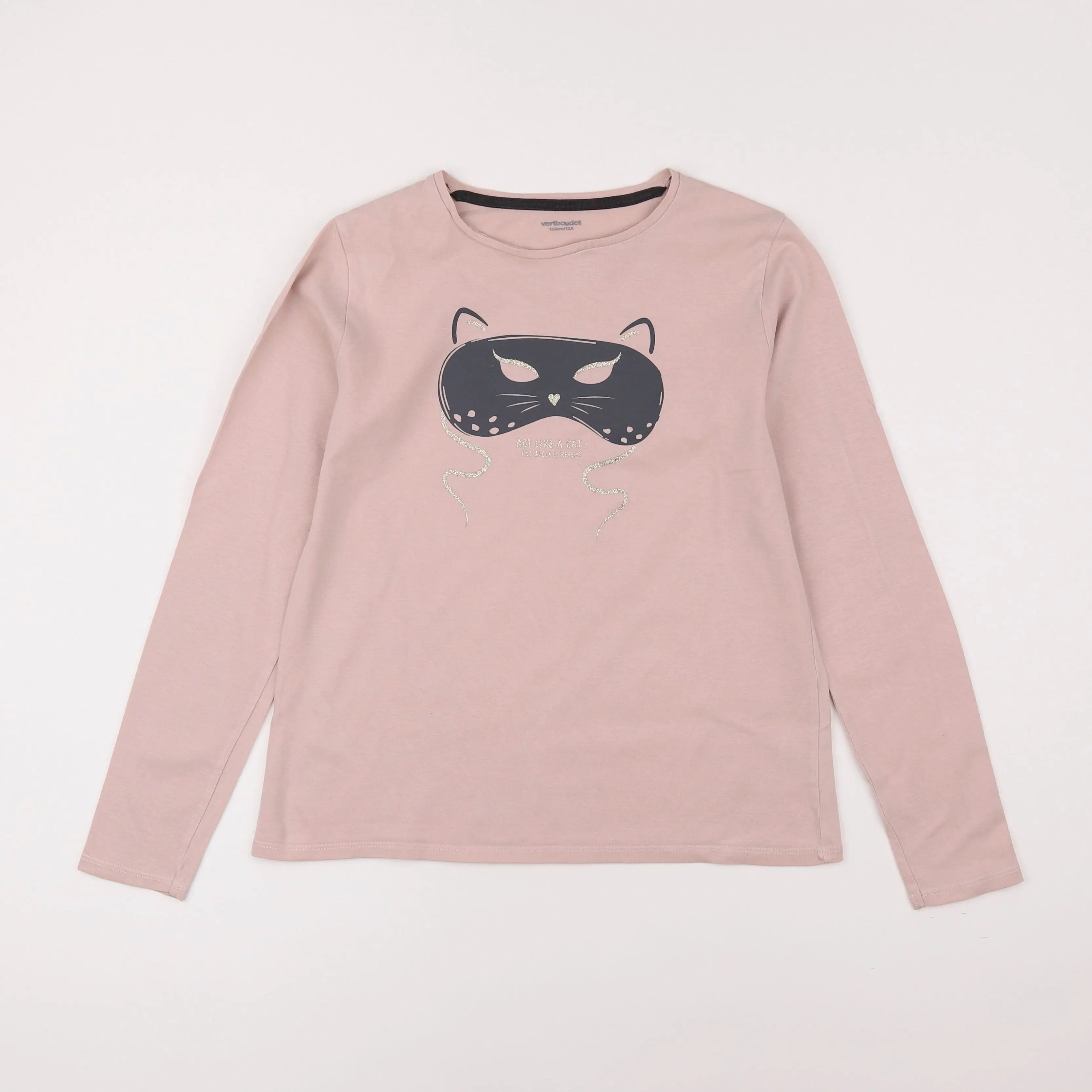 Vertbaudet - tee-shirt rose - 12 ans