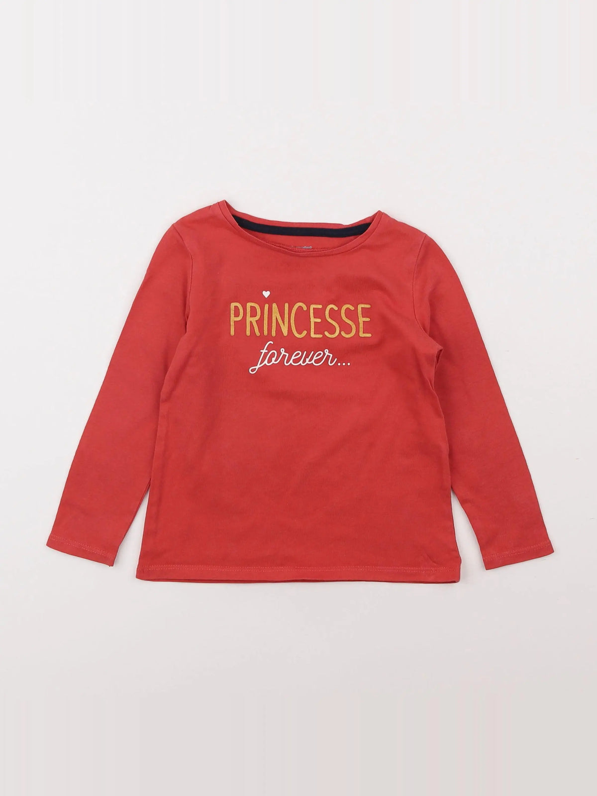 Vertbaudet - tee-shirt rouge - 3 ans