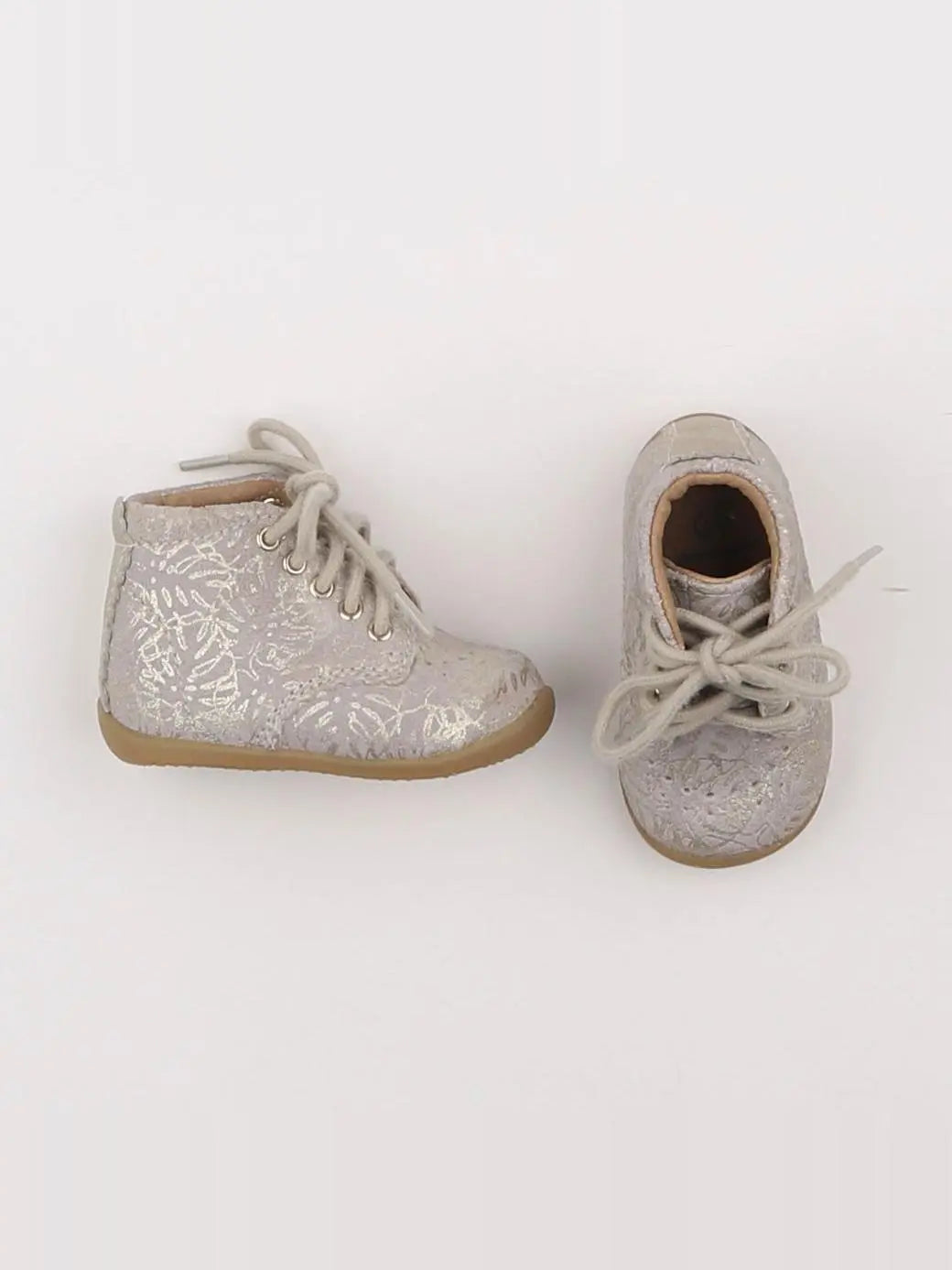 Vertbaudet - bottillons beige, or - pointure 17