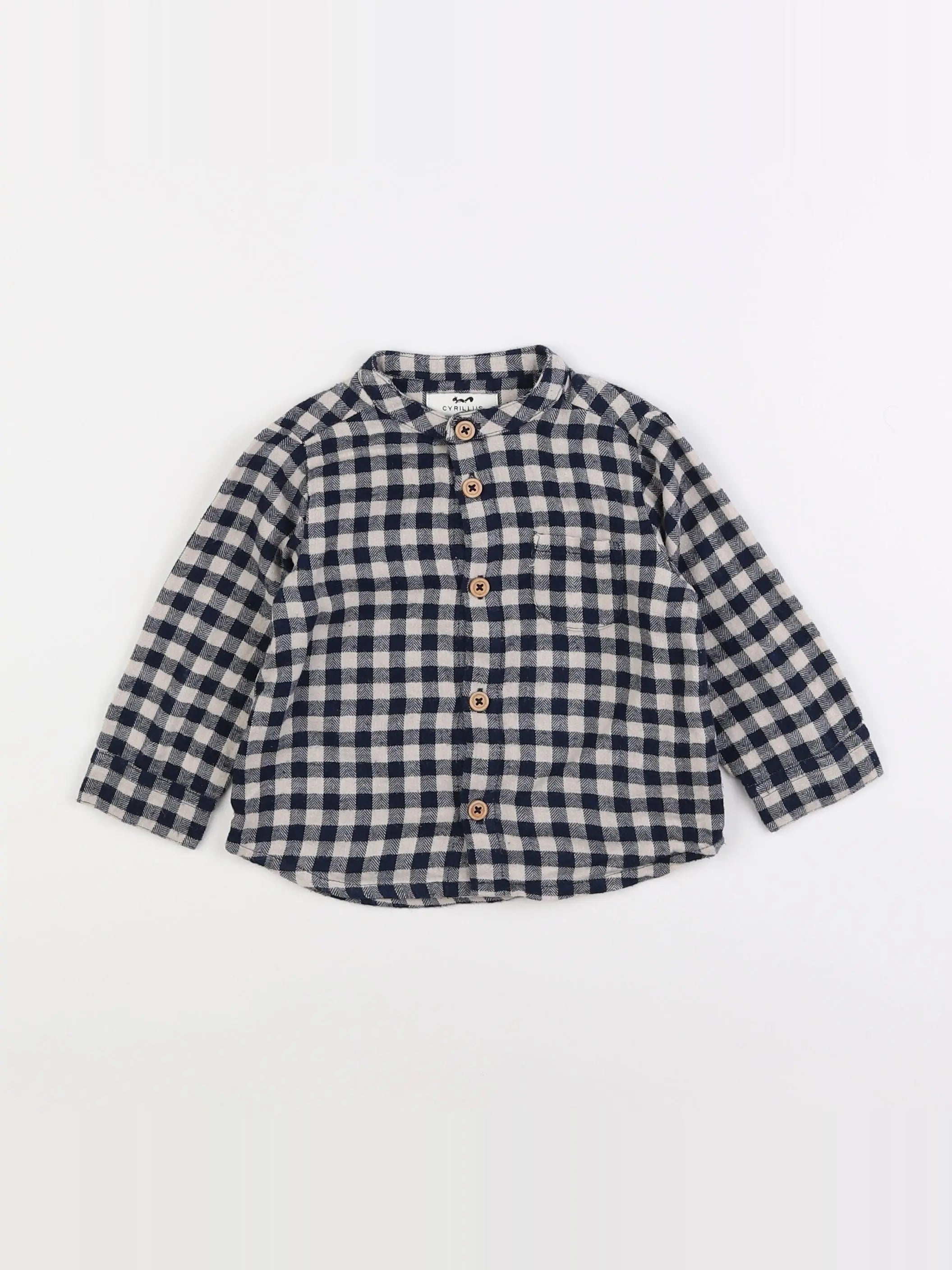 Cyrillus - chemise bleu - 18 mois