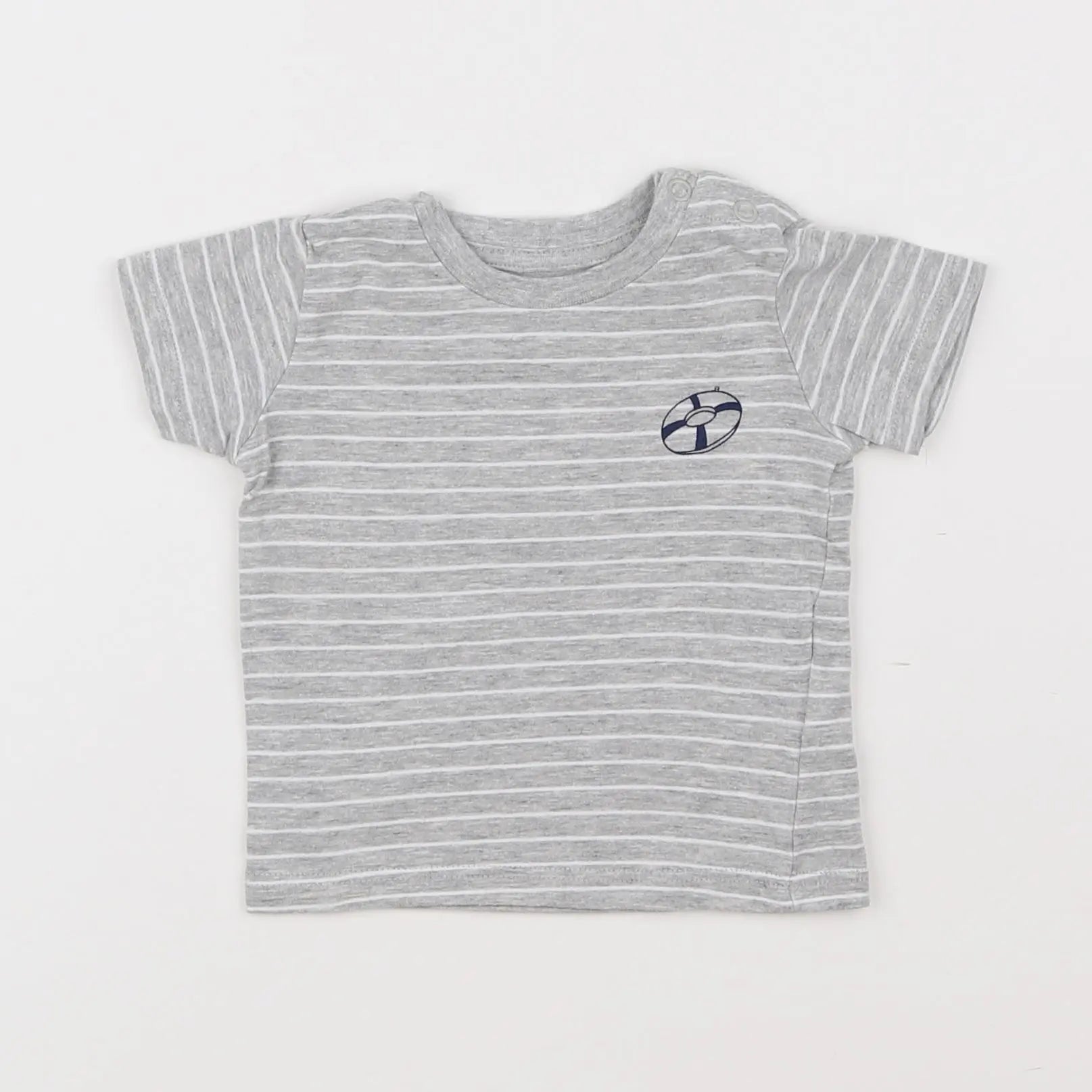Vertbaudet - tee-shirt gris - 3 mois