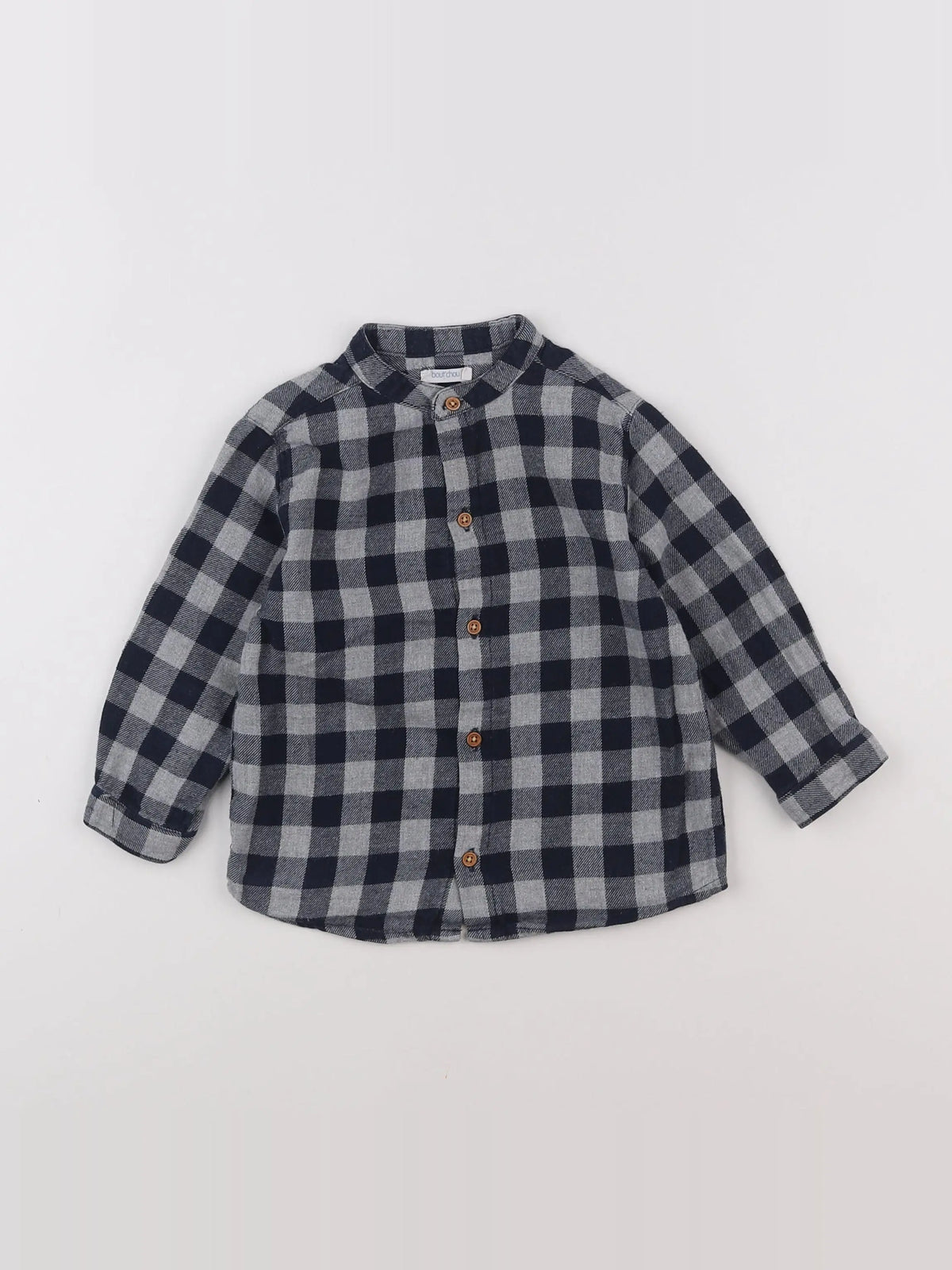 Boutchou - chemise bleu - 18 mois