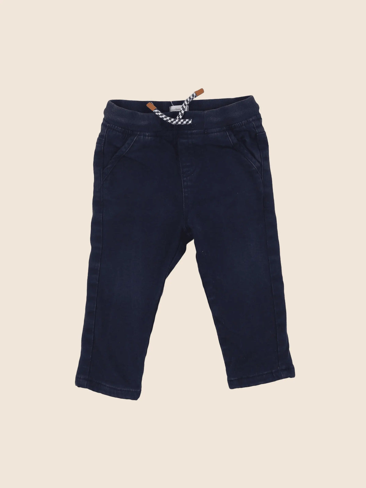Vertbaudet - pantalon bleu - 18 mois