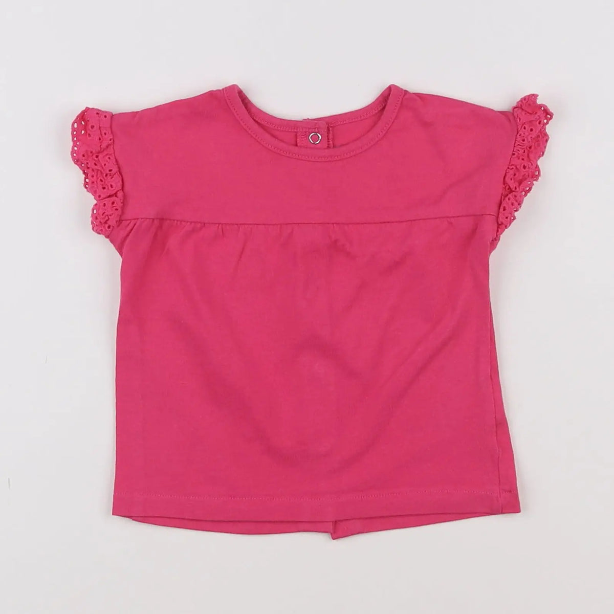 Vertbaudet - tee-shirt rose - 9 mois