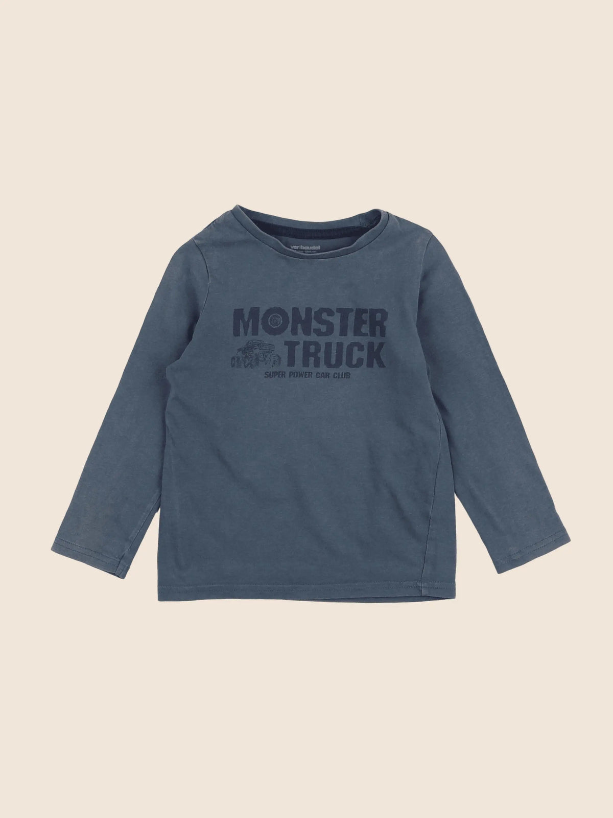 Vertbaudet - tee-shirt bleu - 4 ans
