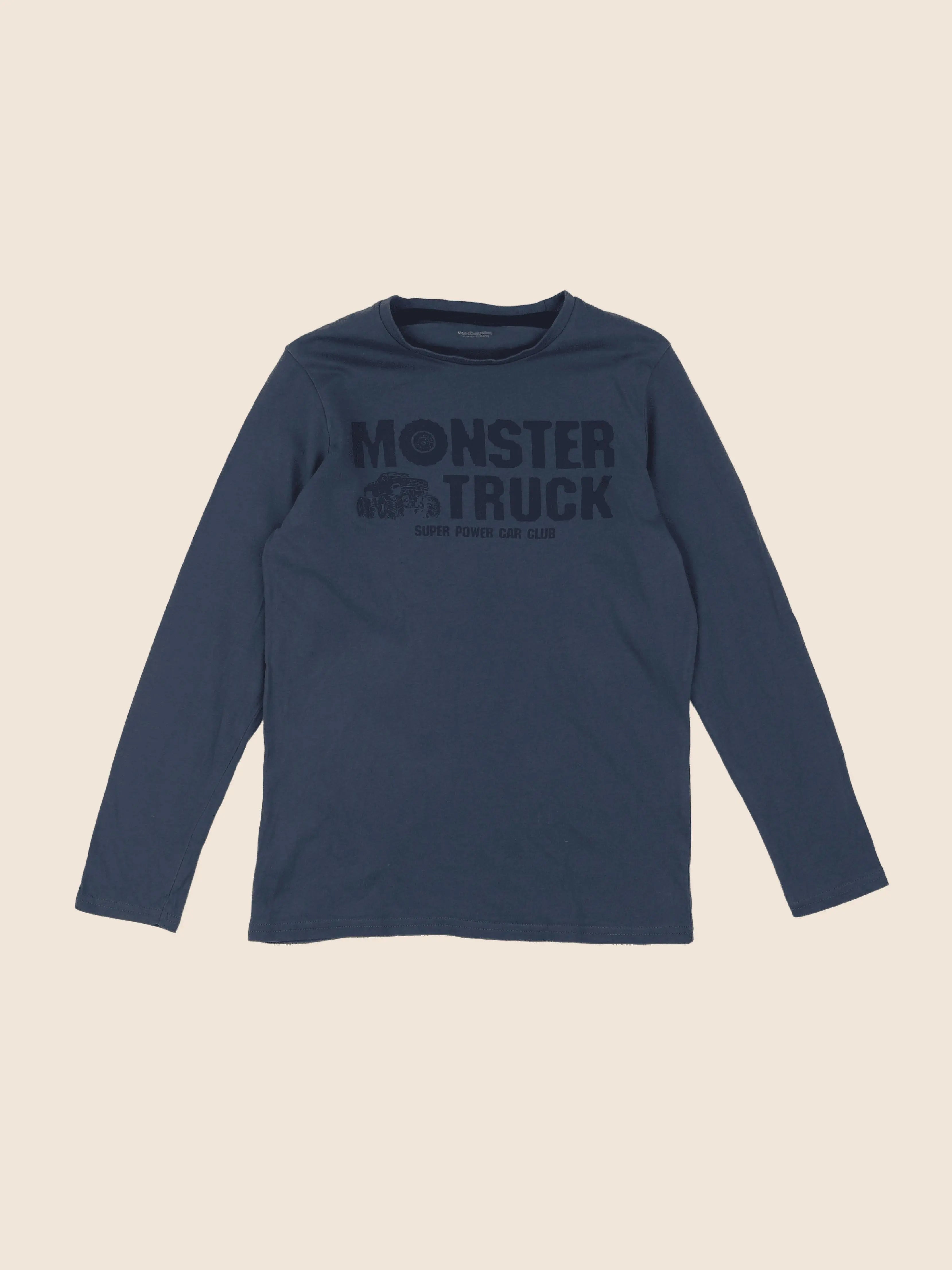 Vertbaudet - tee-shirt bleu - 12 ans