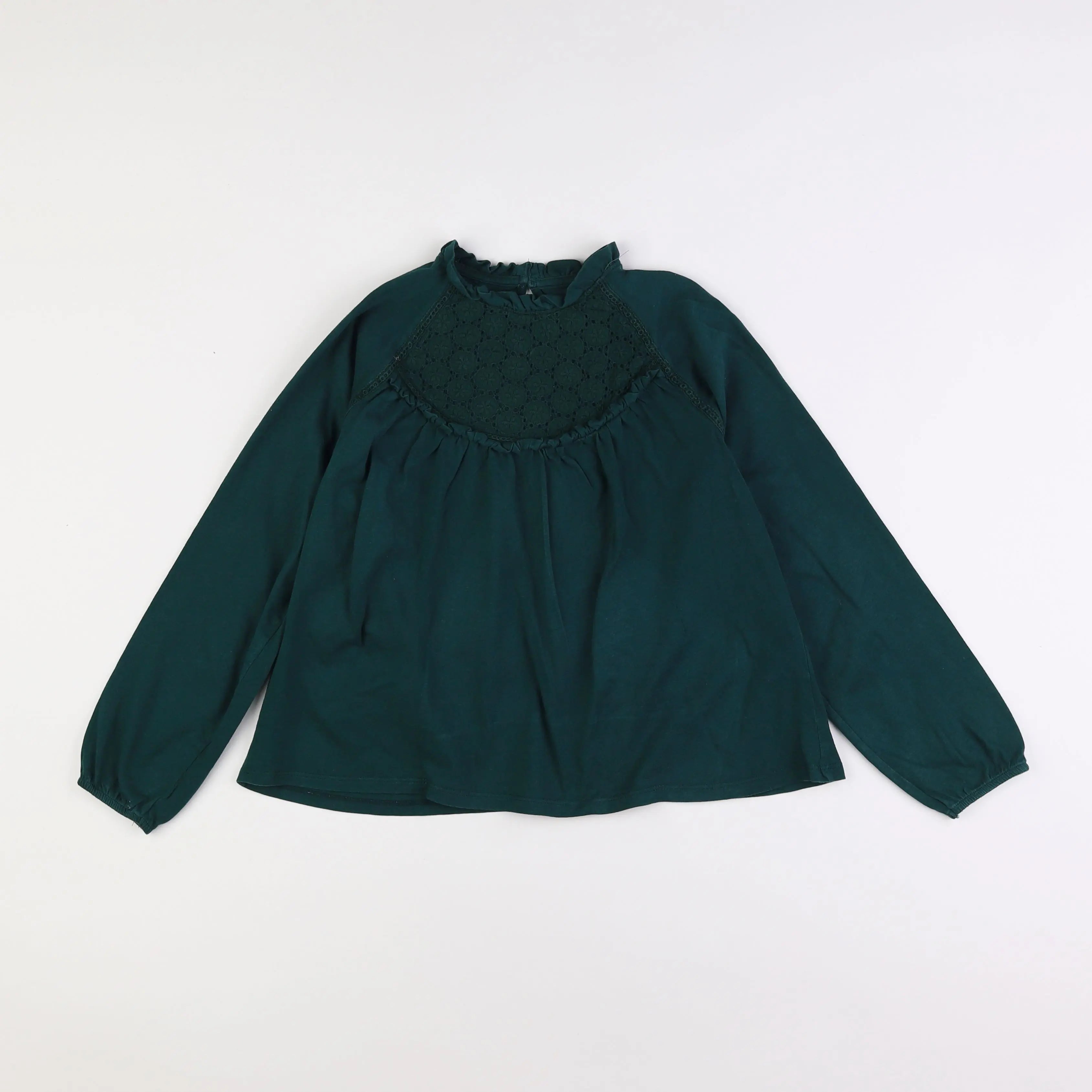 Vertbaudet - tee-shirt vert - 10 ans