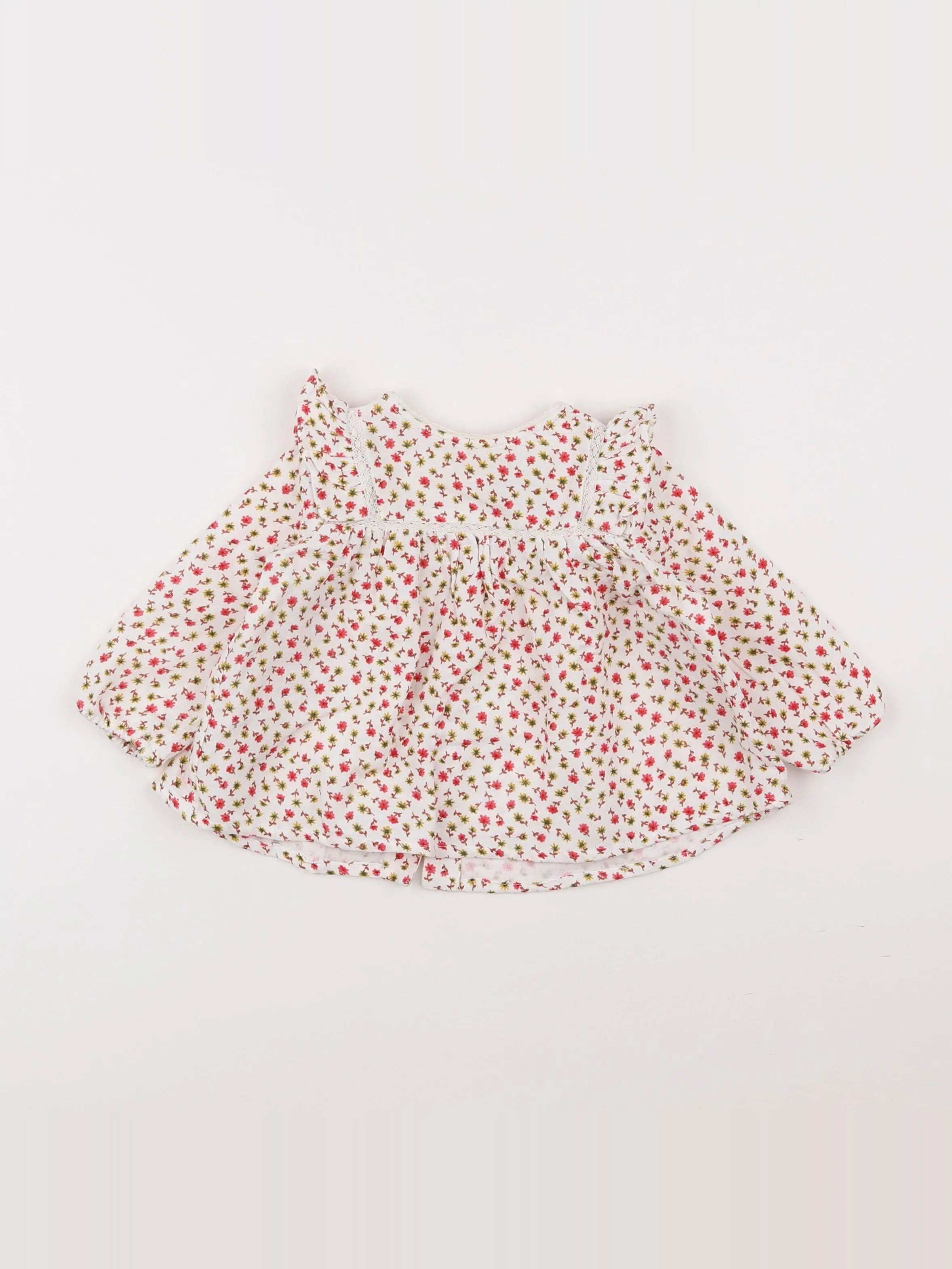 Bonton - blouse blanc - 12 mois