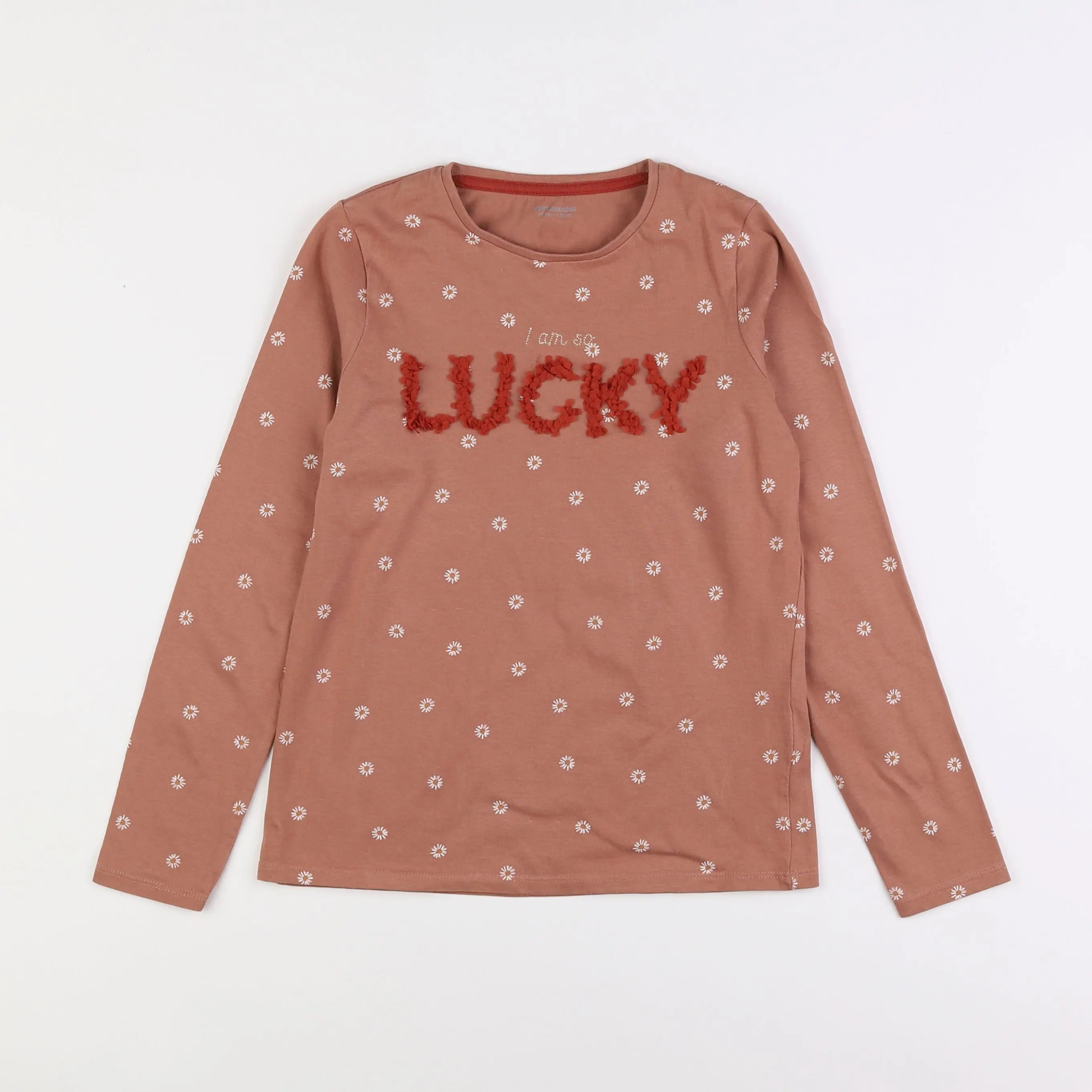 Vertbaudet - tee-shirt rose - 10 ans