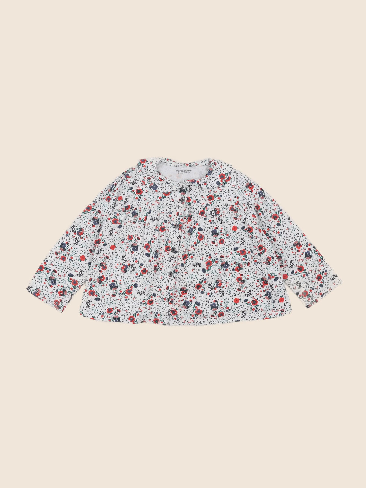 Vertbaudet - tee-shirt multicolore - 2 ans
