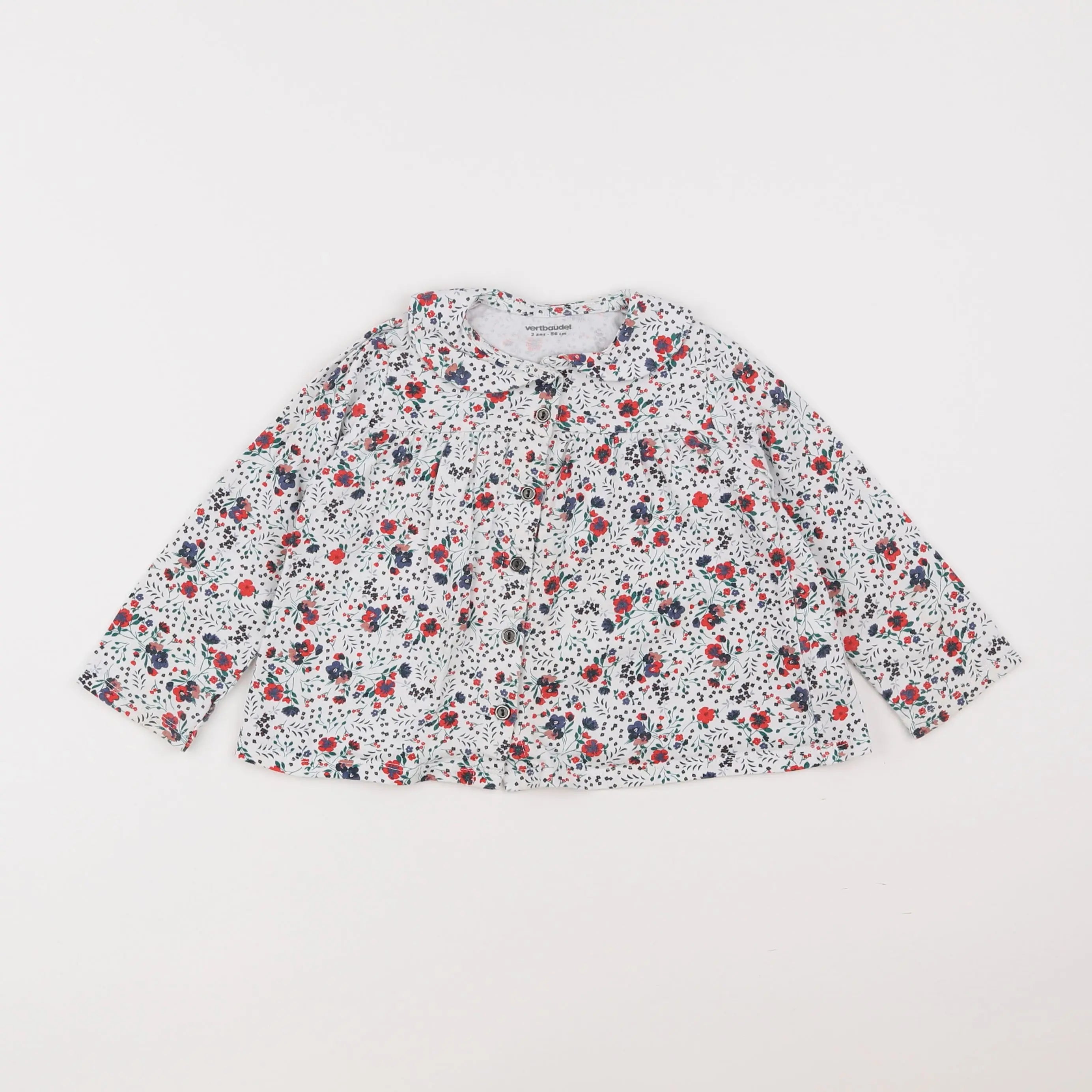 Vertbaudet - tee-shirt multicolore - 2 ans