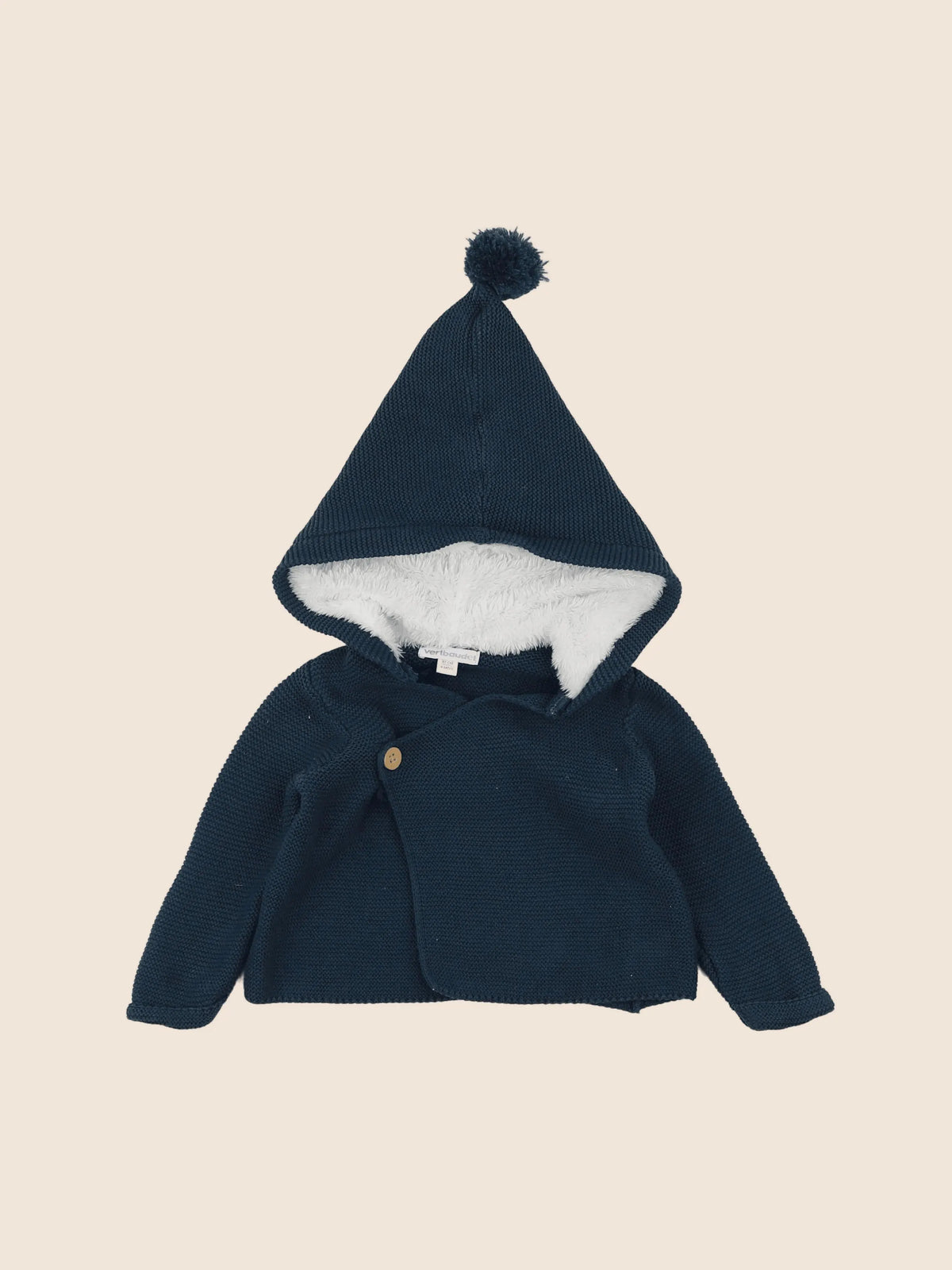 Vertbaudet - gilet bleu - 6 mois