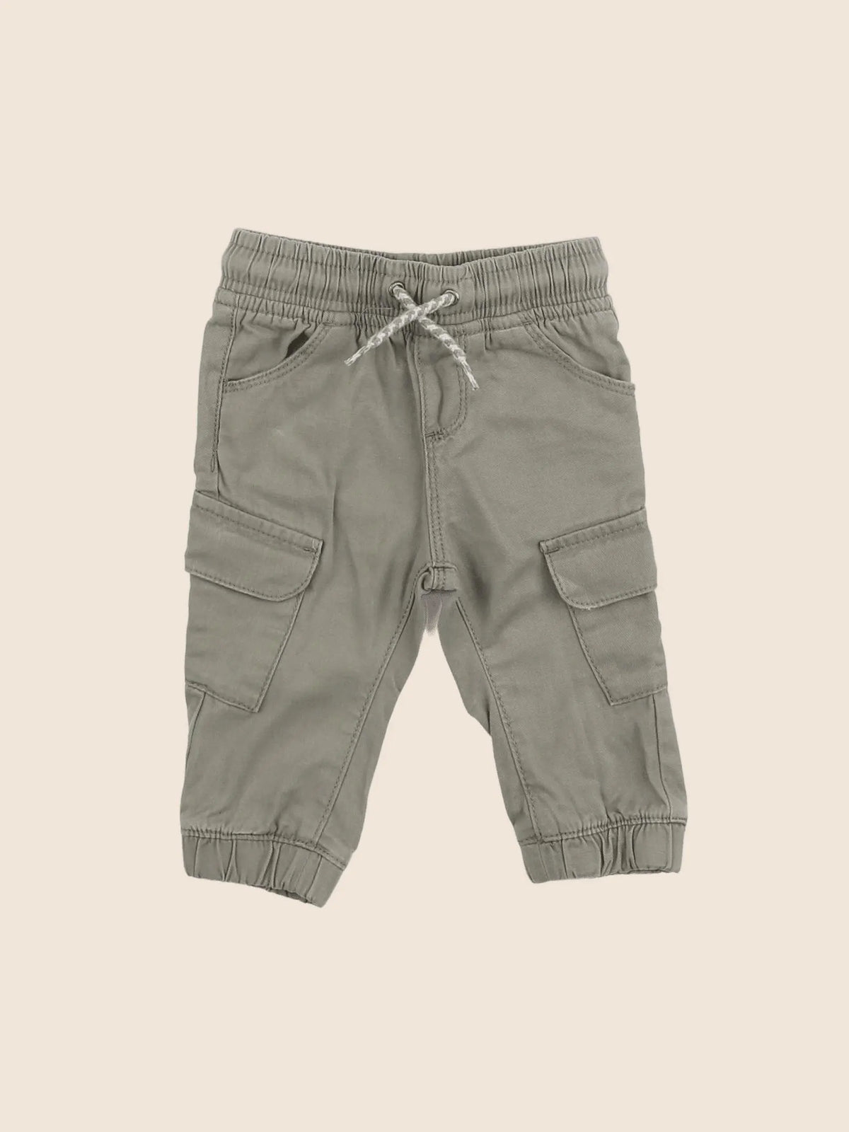 Vertbaudet - pantalon vert - 6 mois