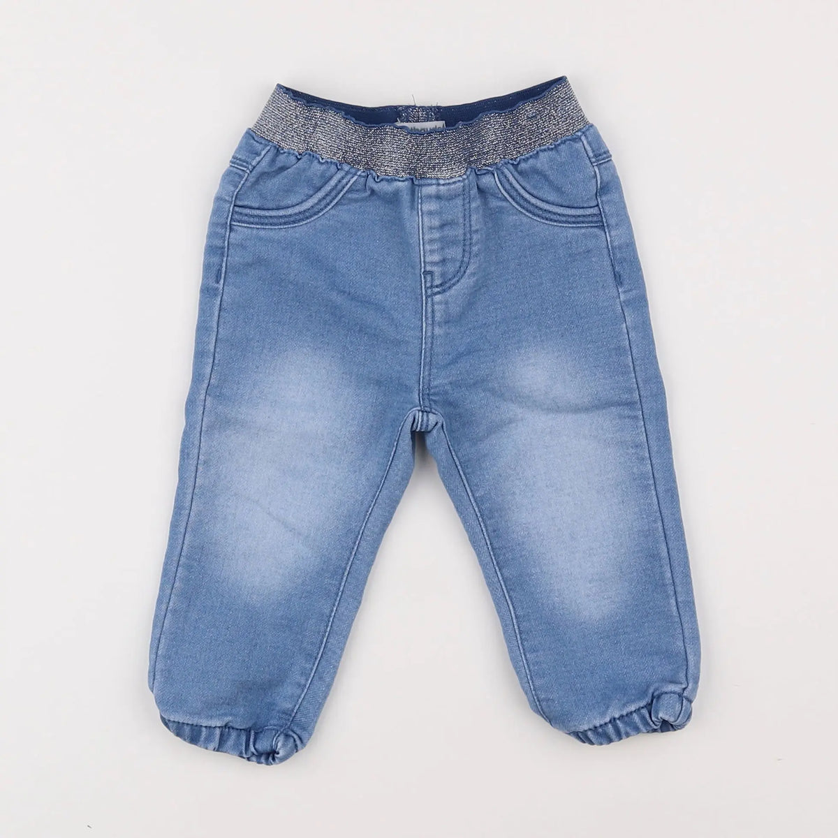 Vertbaudet - jean bleu - 12 mois