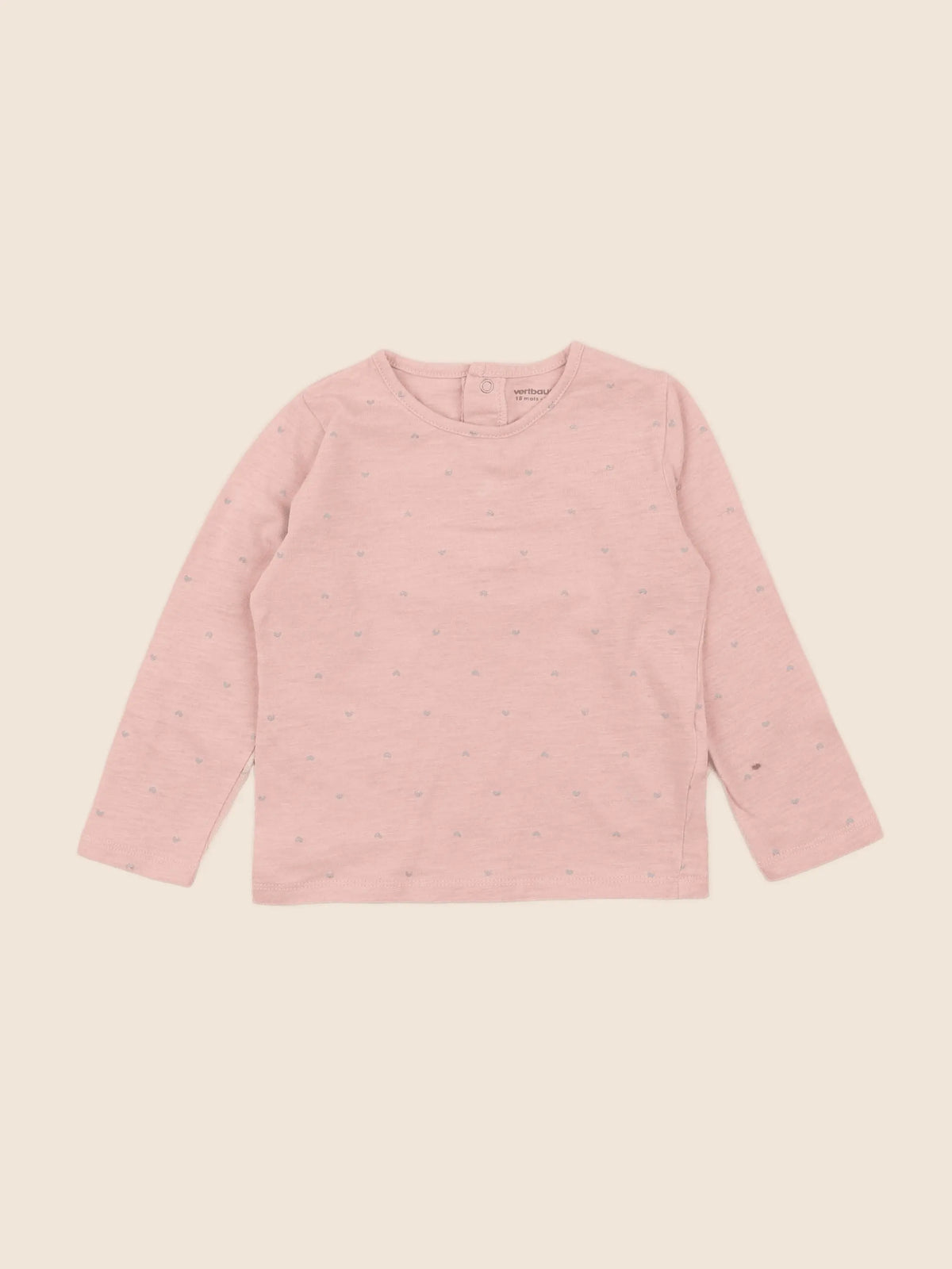 Vertbaudet - blouse rose - 18 mois