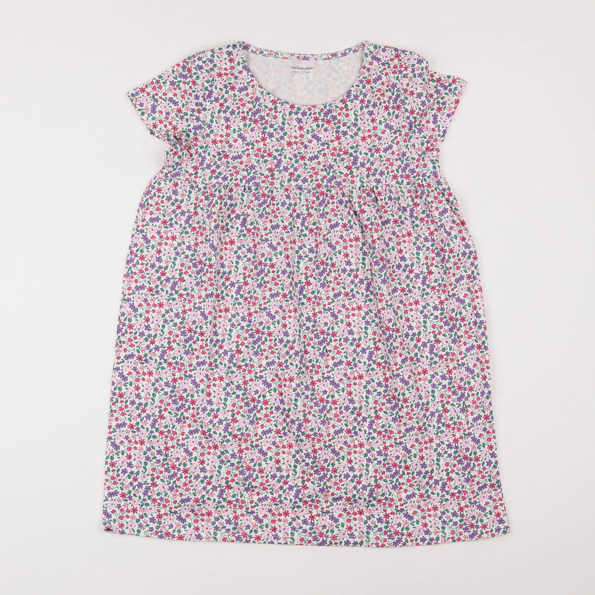 Vertbaudet - robe violet - 8 ans