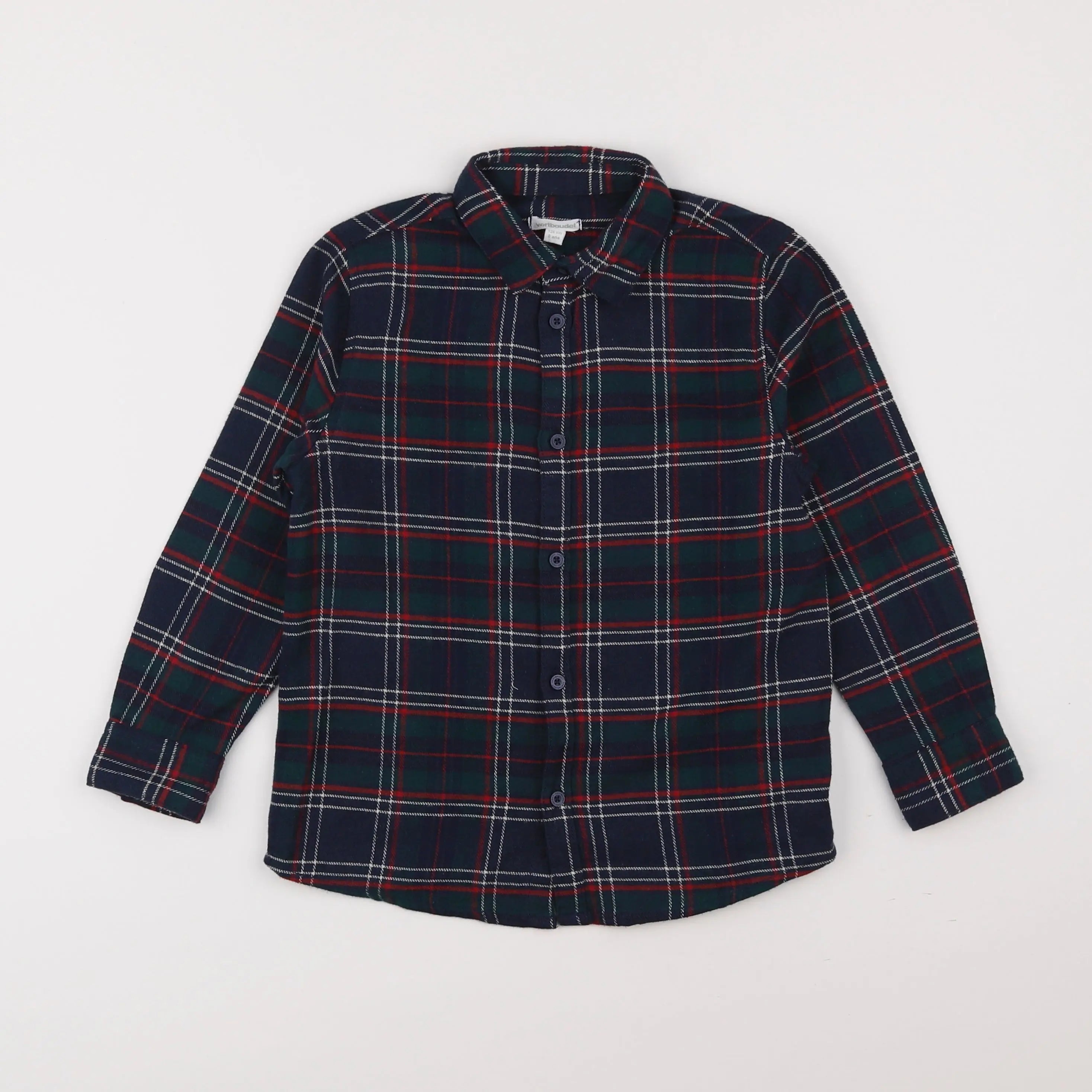 Vertbaudet - chemise bleu - 8 ans