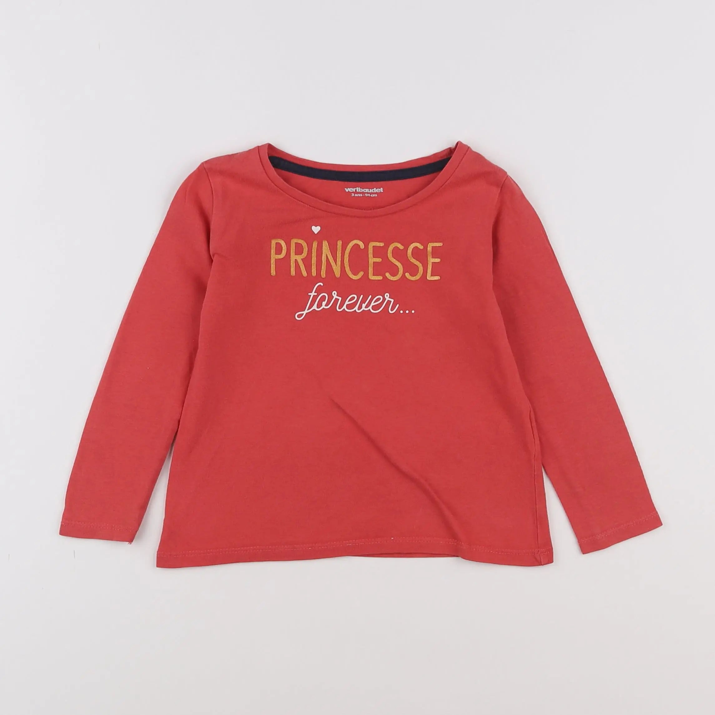 Vertbaudet - tee-shirt rose - 3 ans