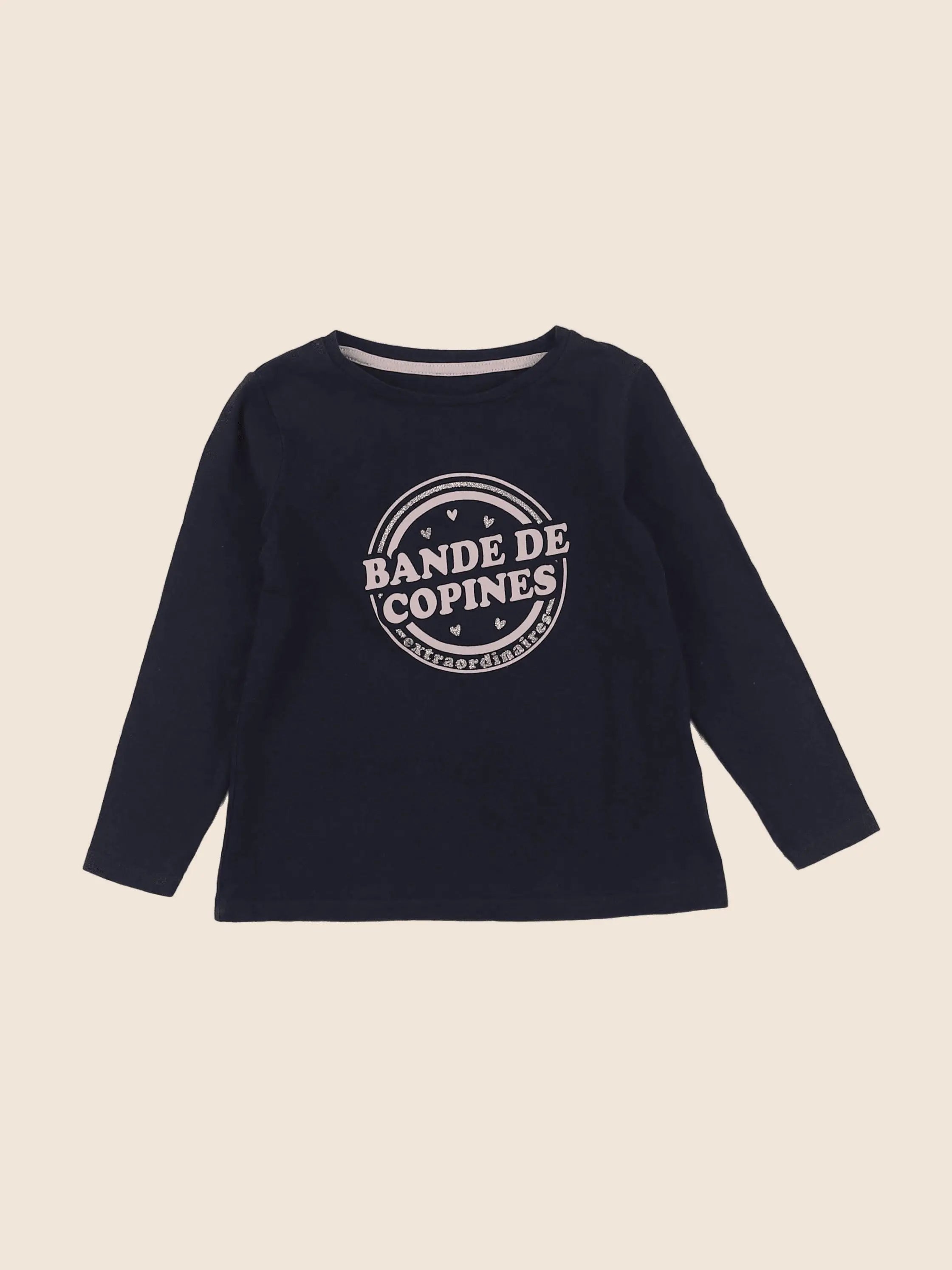 Vertbaudet - tee-shirt bleu - 3 ans