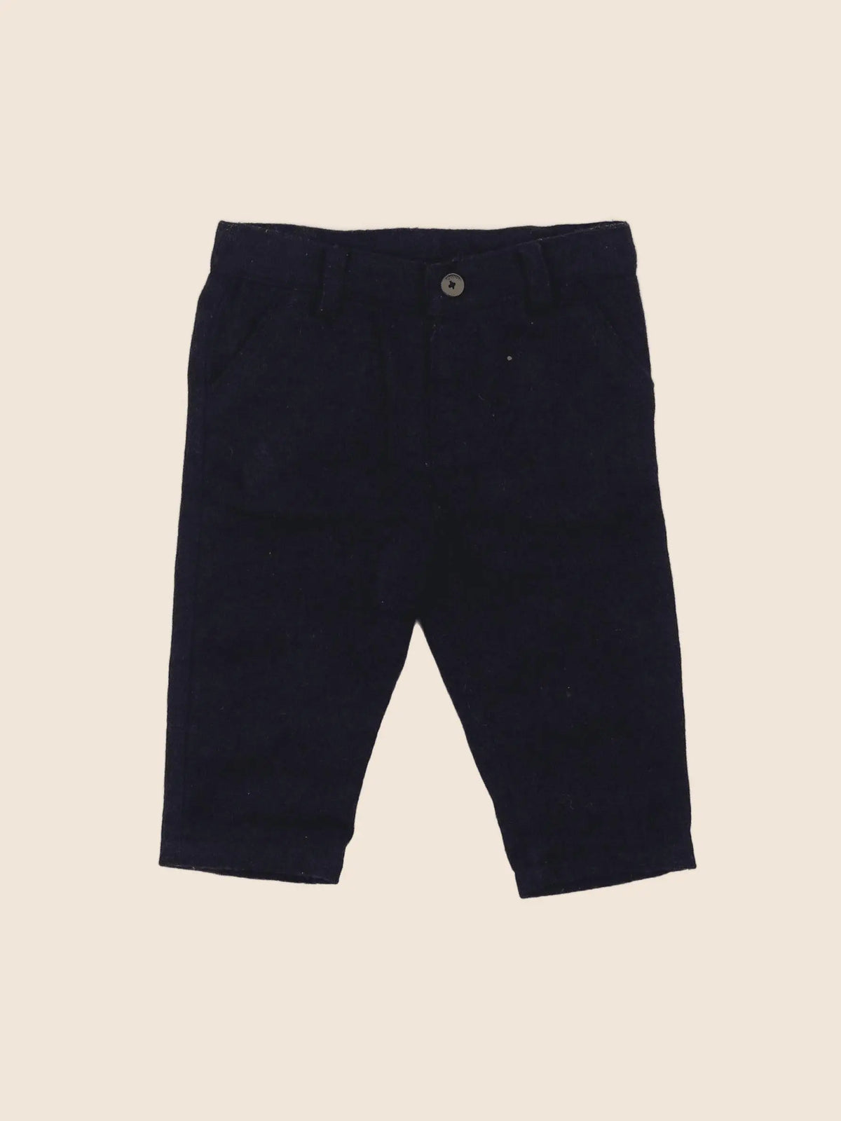 Natalys - pantalon bleu - 6 mois